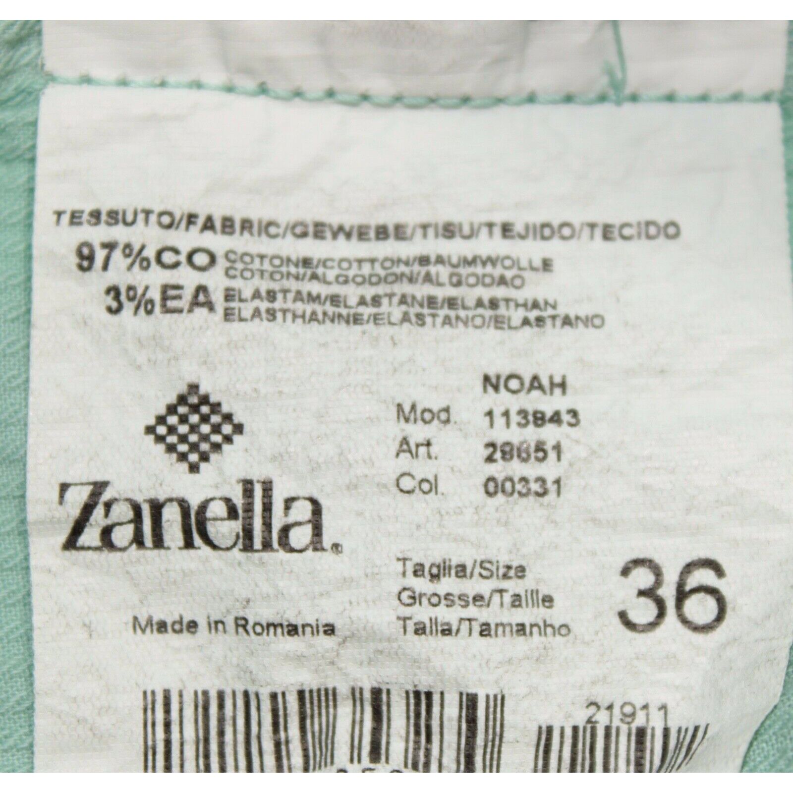 Zanella Zanella New with tags Chino Size 36 US In Green Size US 36 / EU 52 - 5 Thumbnail