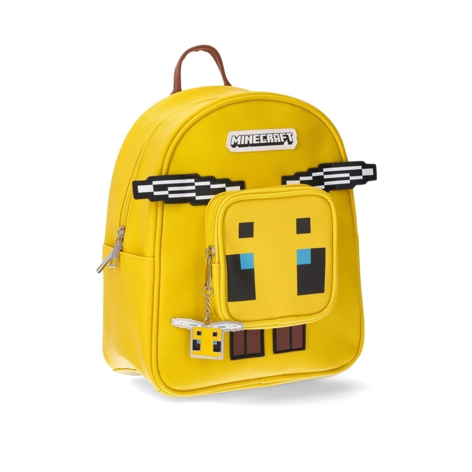Disney Minecraft Bee Craft 10.5" Backpack Yellow NWT Size ONE SIZE - 3 Thumbnail