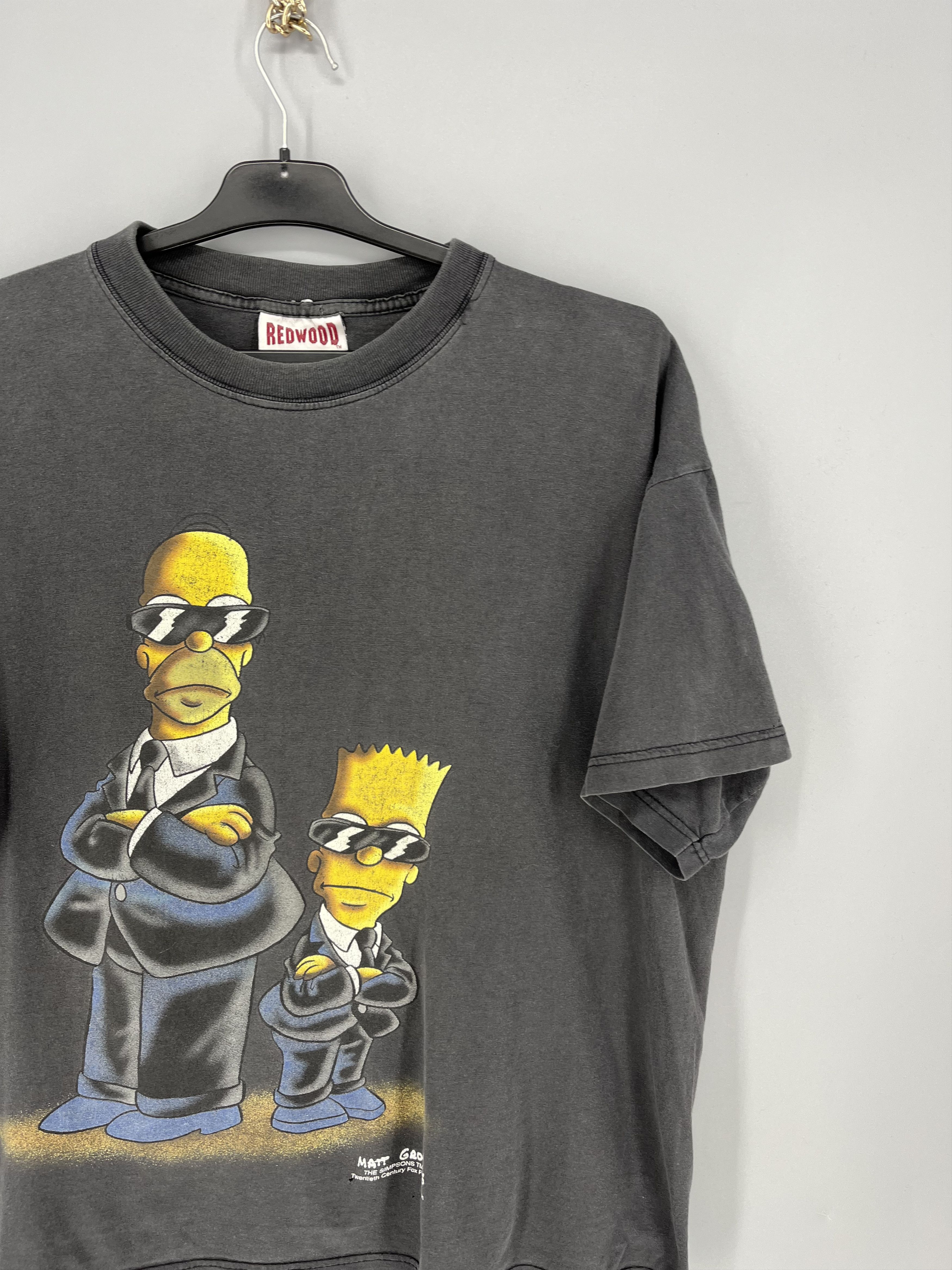 Vintage Vintage 2000 The Simpsons MIB Parody Tee (XL) Size US XL / EU 56 / 4 - 5 Thumbnail