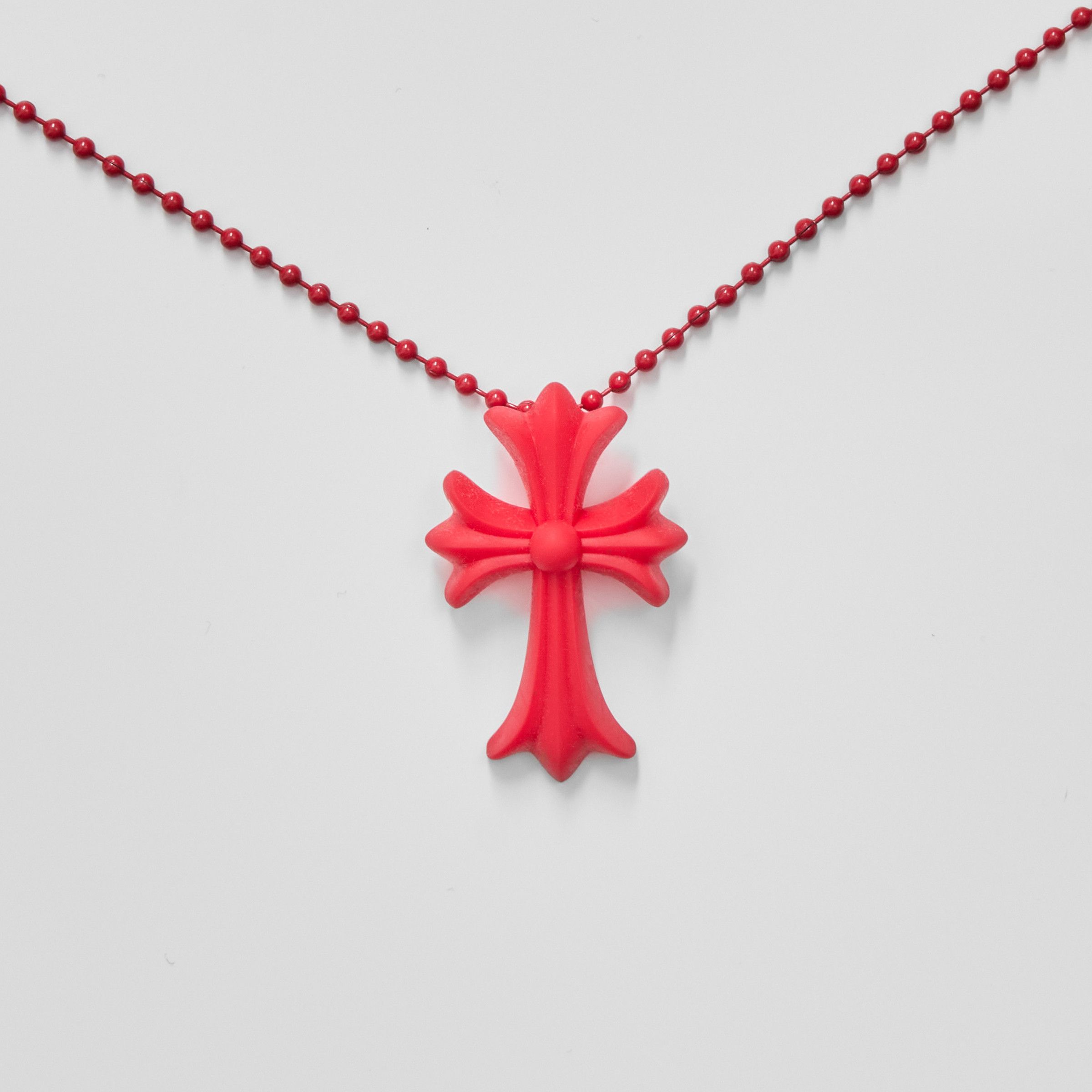 Chrome Hearts CHROME HEARTS Silicrome Cross Necklace Size ONE SIZE - 1 Thumbnail