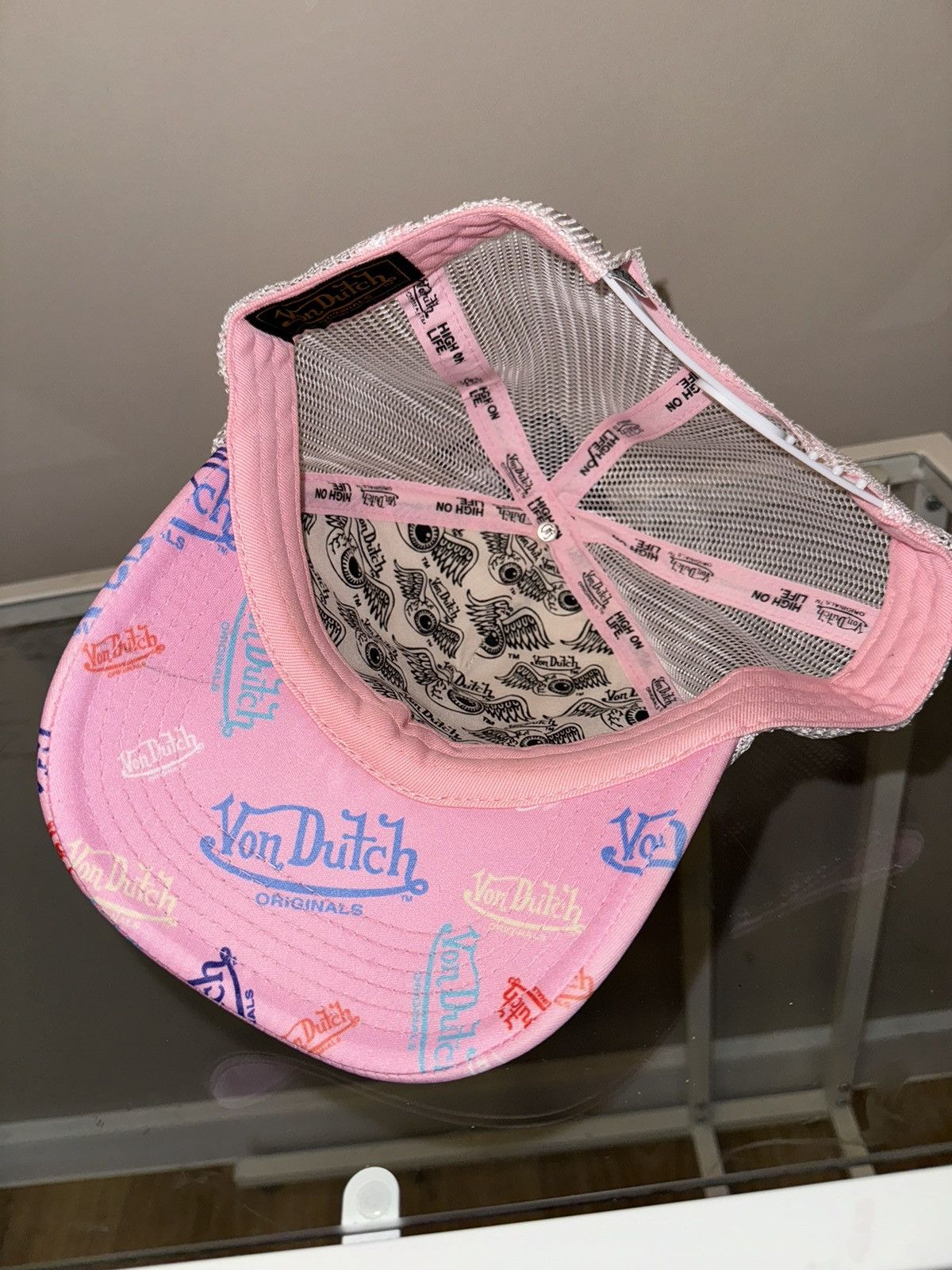 Vintage Von Dutch multi logo pink y2k logo new cap vintage Size ONE SIZE - 6 Thumbnail