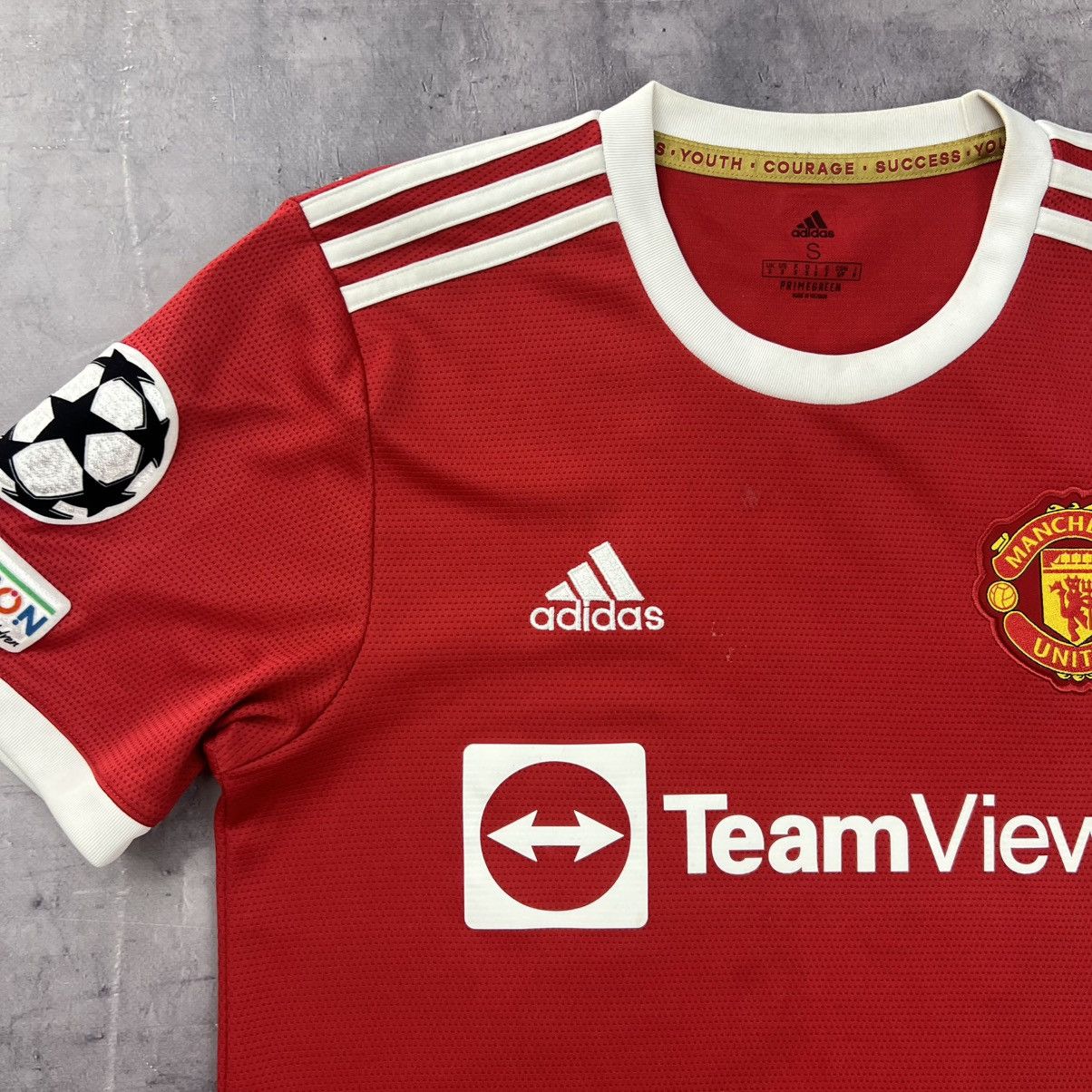 Other Rare! Ronaldo 7 Adidas Manchester United Soccer Jersey Size US S / EU 44-46 / 1 - 4 Thumbnail
