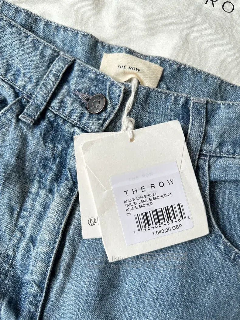The Row The Row size S Women's Tarley Linen Jeans Size 24 Size 24" / US 00 / IT 34 - 2 Thumbnail