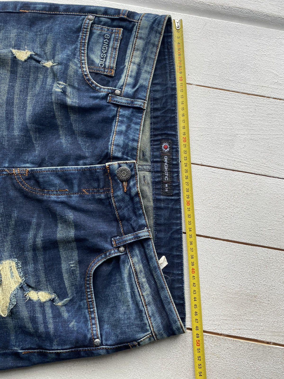 Japanese Brand × Other × Vintage 🔥OPIUM GOTHIC DISTRESSED PUNK EMO JEANS 38 MENS RARE Y2k Size US 38 / EU 54 - 7 Thumbnail