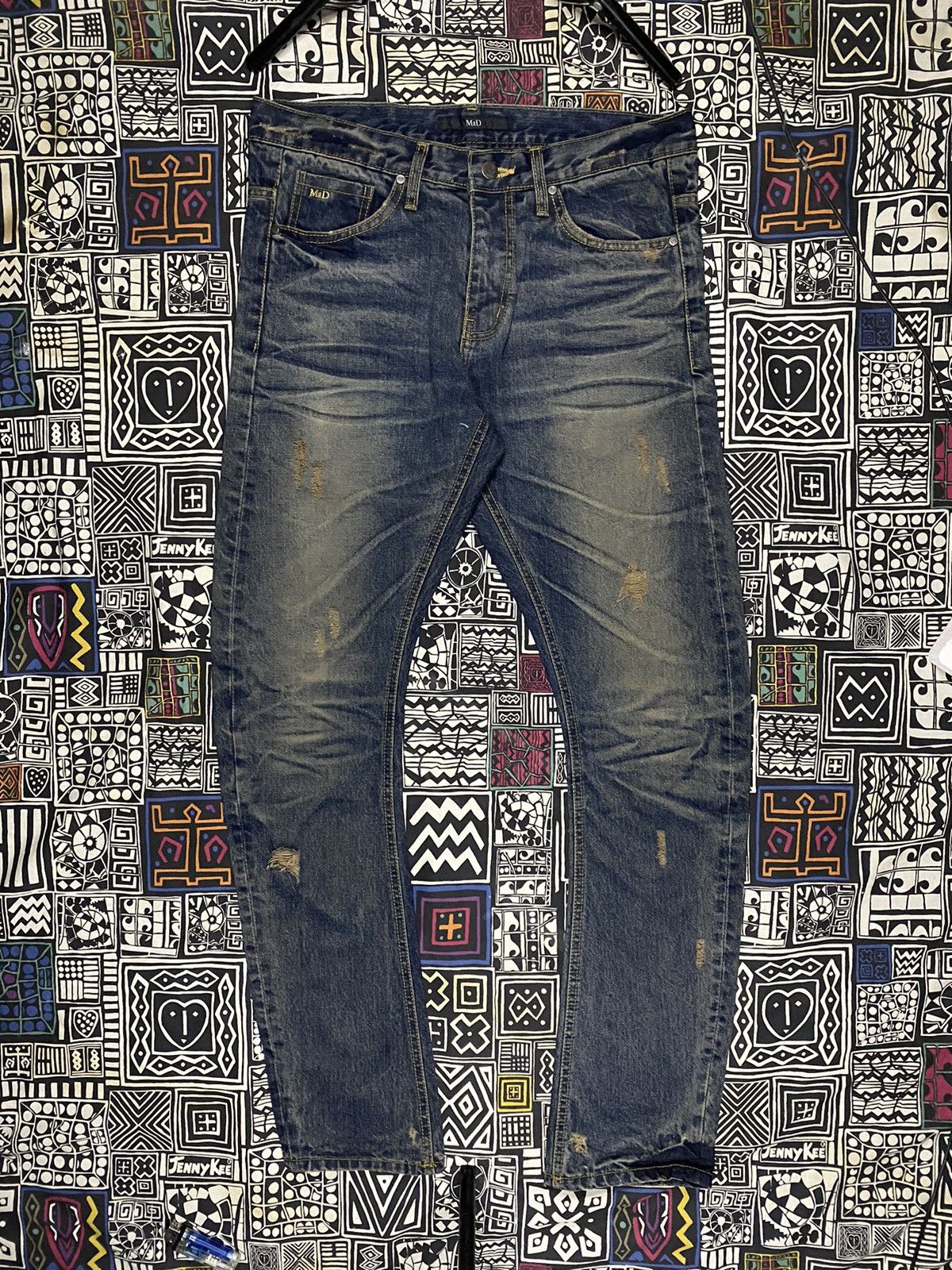 14th Addiction × If Six Was Nine × Japanese Brand Mad Punk Disteressed Key Style undercover Pants Size US 33 - 1 Thumbnail