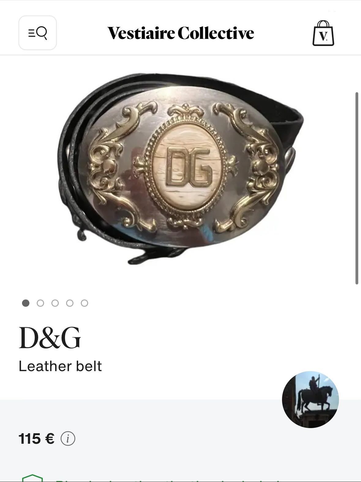 Dolce & Gabbana Dolce Gabbana belt Size ONE SIZE - 5 Thumbnail