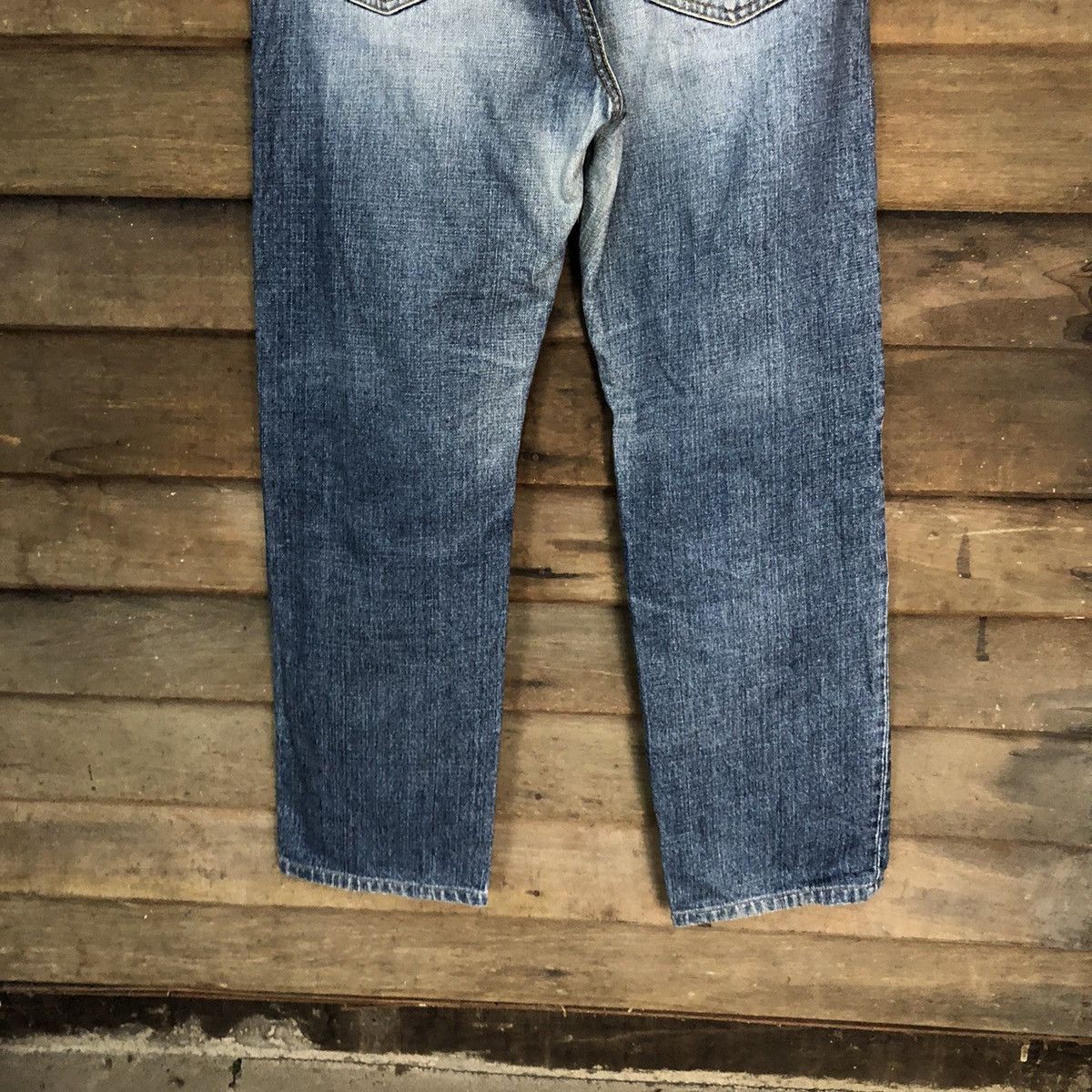 Japanese Brand Uniqlo japan vintage Blue faded jeans Denim Pants #7390 Size US 31 - 13 Thumbnail