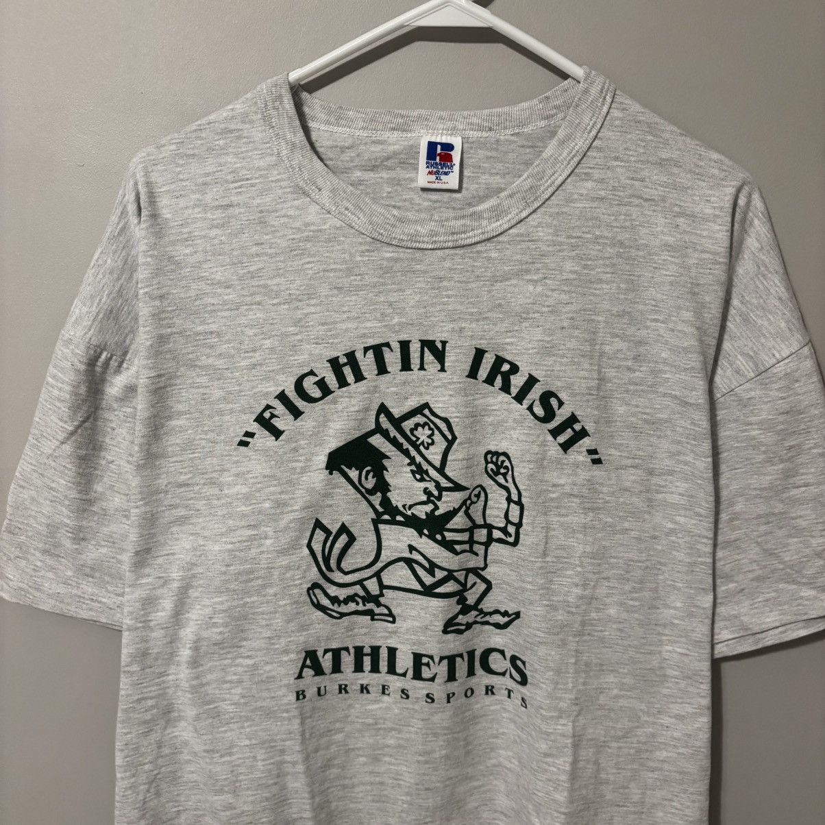 Russell Athletic 1990s Notre Dame Athletics Russell Athletic Ringer T Shirt Size US XL / EU 56 / 4 - 1 Thumbnail