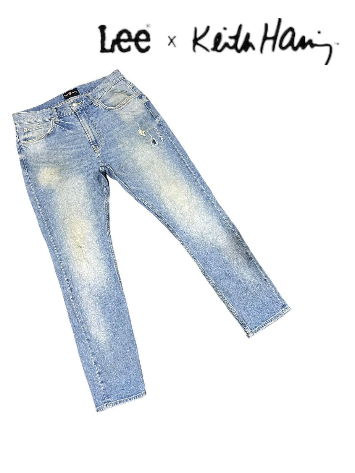 Keith Haring × Lee Lee x Keith Haring Skinny Denim Size US 33 - 10 Thumbnail