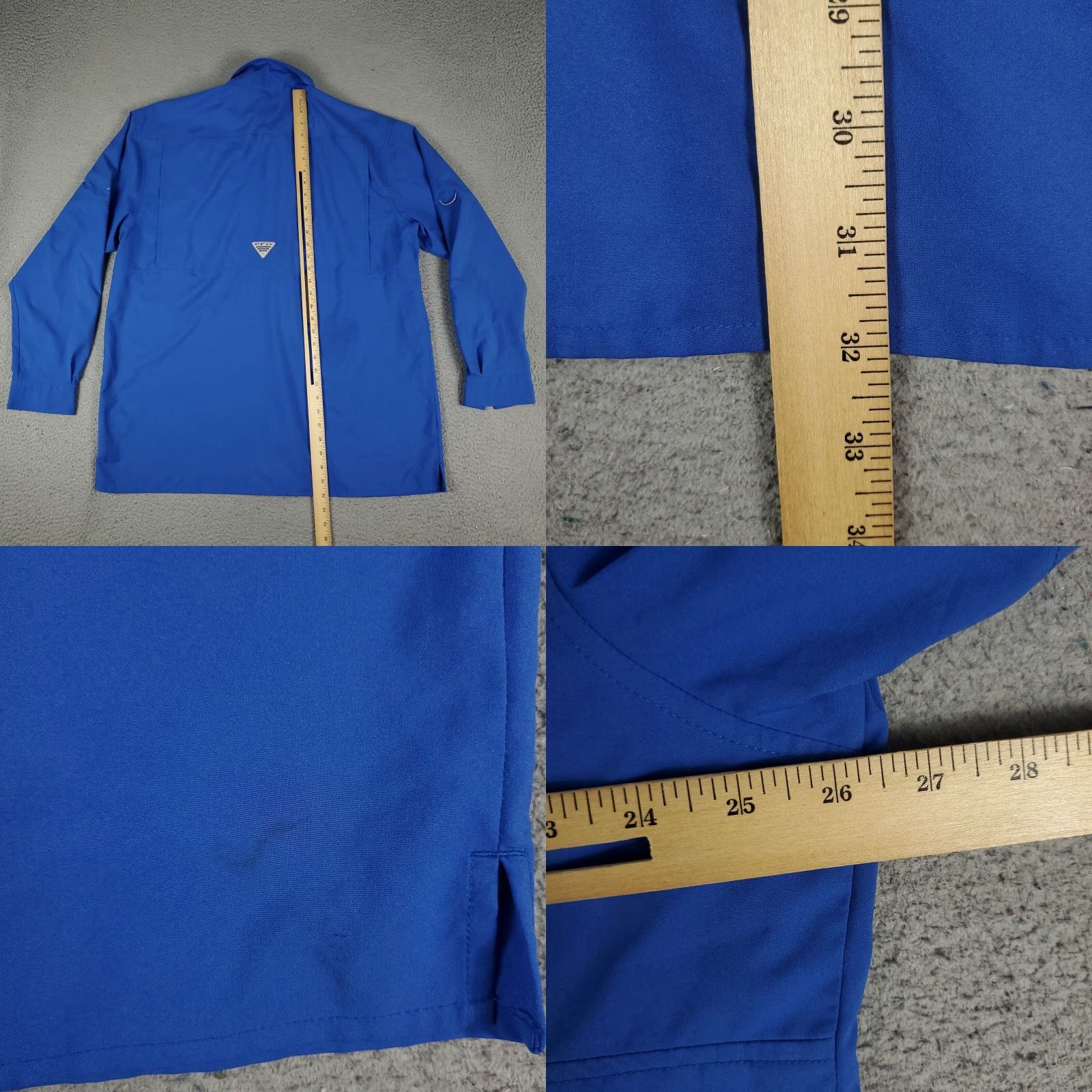 Vintage Columbia Shirt Mens XL Button-Up Blue Vented Long Sleeve Collared Shirt Button Up Jacket? Size US XL / EU 56 / 4 - 8 Thumbnail