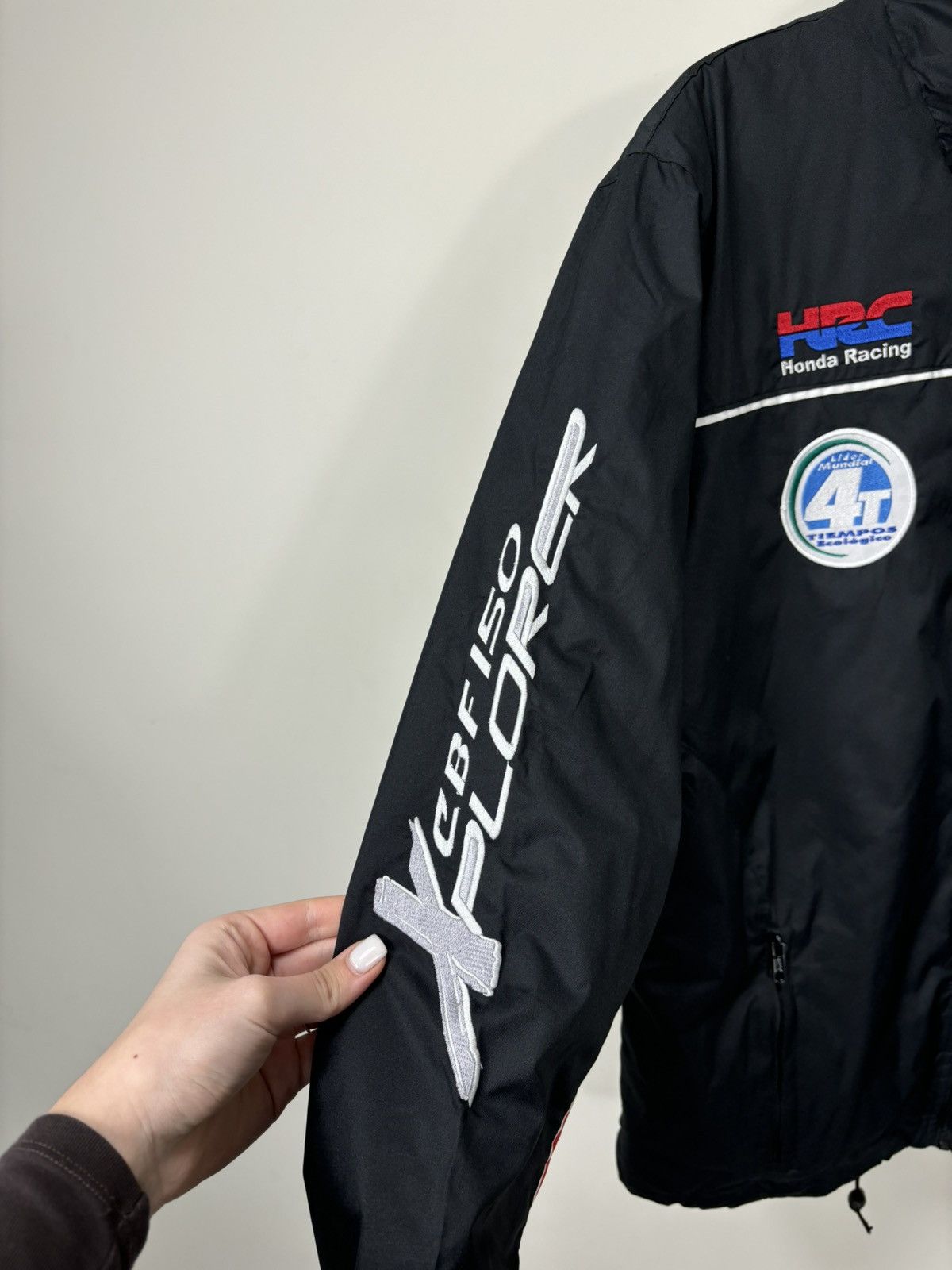 Honda Vintage Honda Moto Big Logo Rare Japanese Racing Jacket Size US XL / EU 56 / 4 - 12 Thumbnail