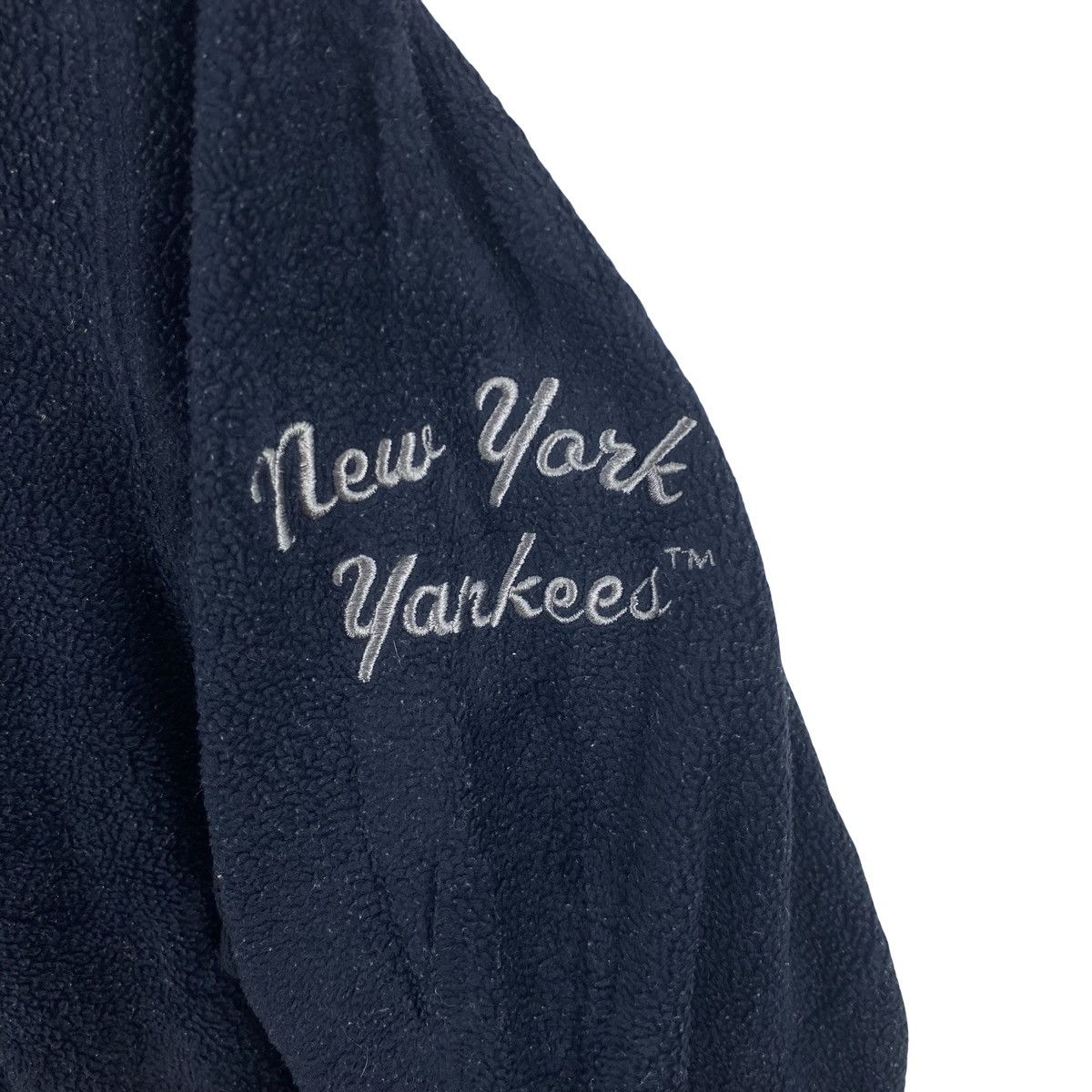 MLB Vintage MLB NEW YORK Yankees Quarter Zip Fleece Jacket Size US M / EU 48-50 / 2 - 9 Thumbnail