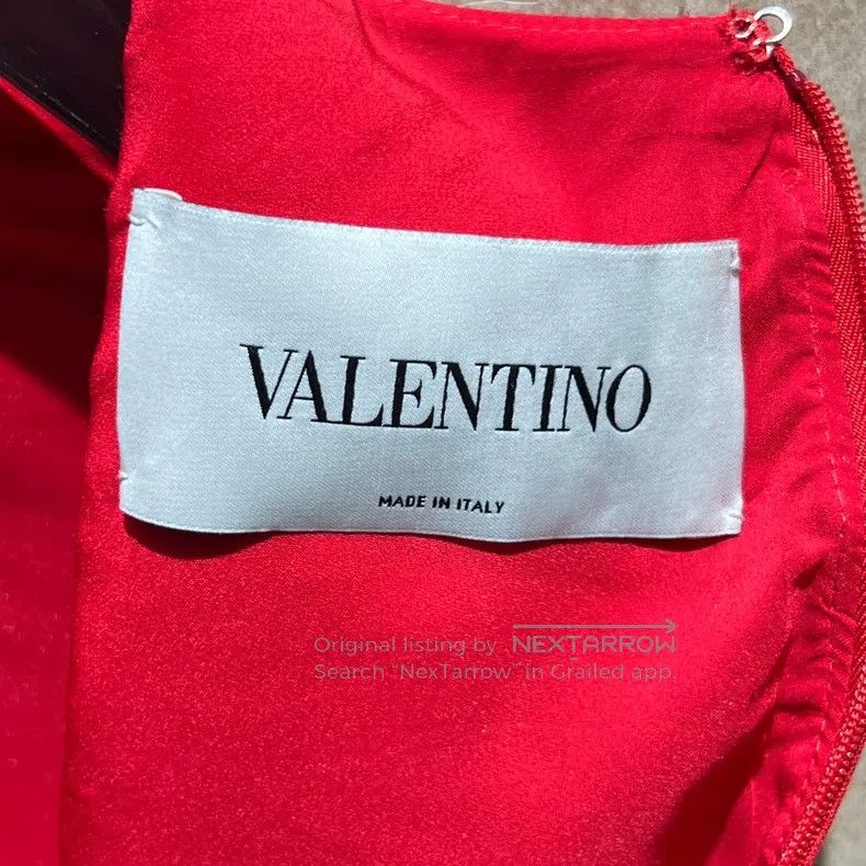 Valentino Valentino Beaded red lips full of printed dress Size XS / US 0-2 / IT 36-38 - 3 Thumbnail