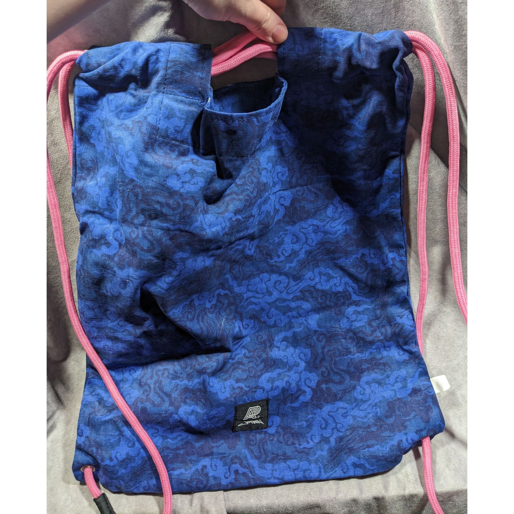 Other Albino & Preto x Jahan Full Blue Camo Cinch Backpack Size ONE SIZE - 6 Thumbnail