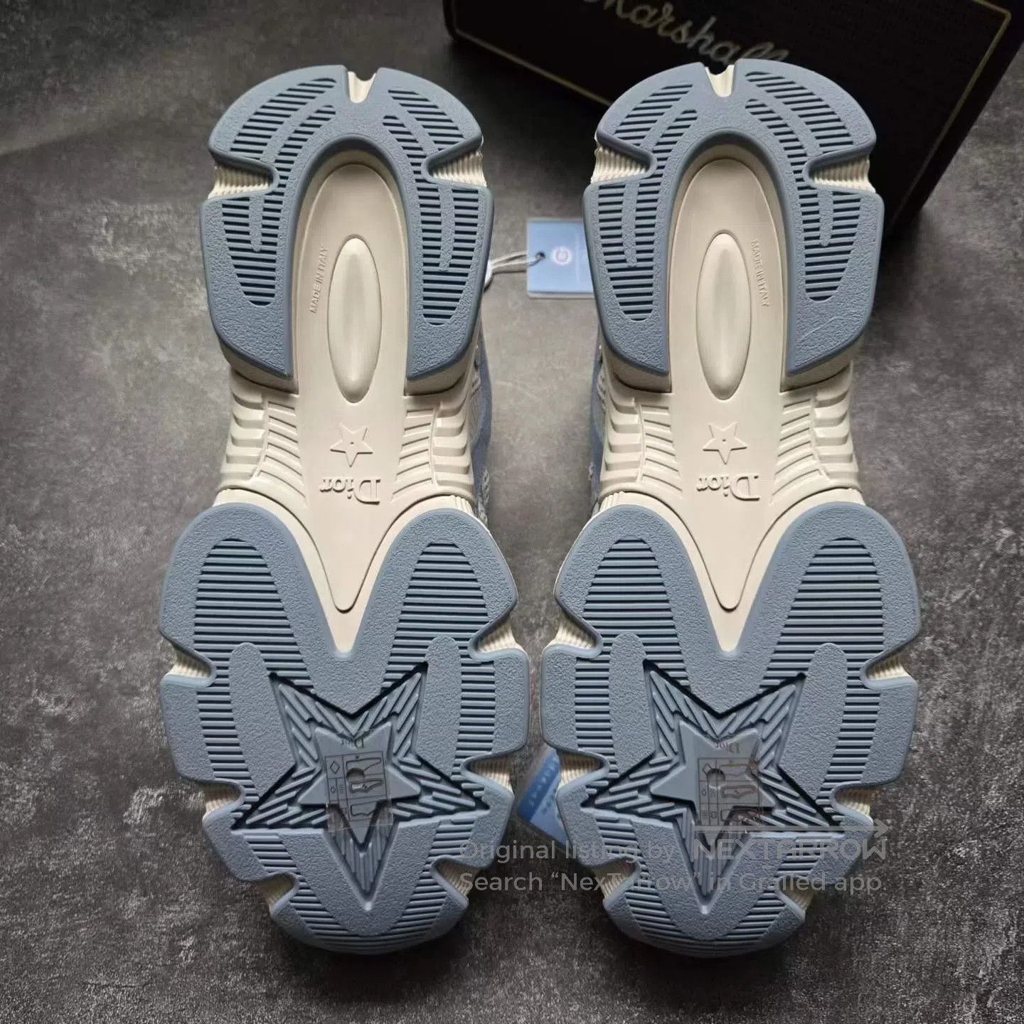 Dior Dior Chrono Sneaker in White and Sky Blue| Size US 8.5 / IT 38.5 - 7 Thumbnail