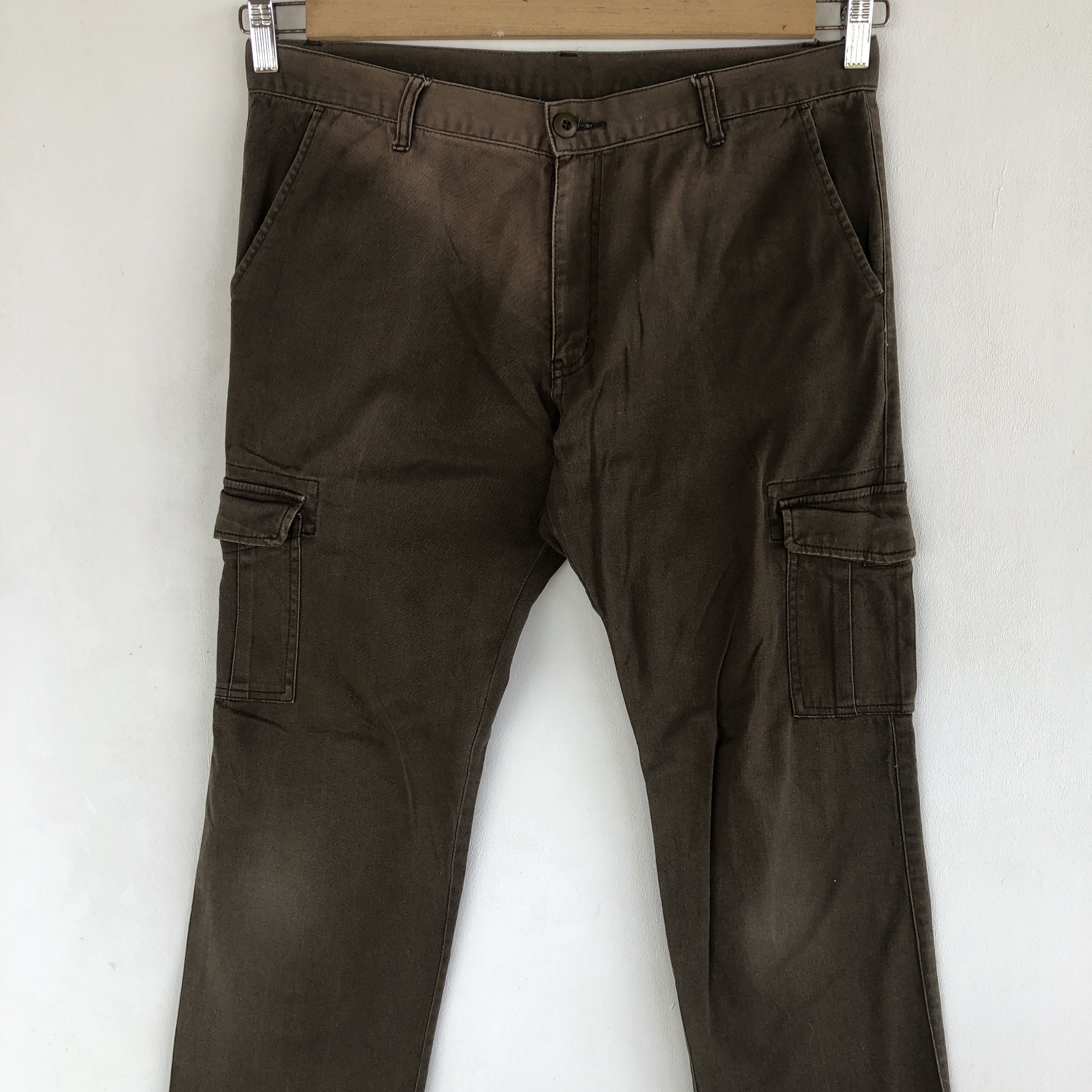 Japanese Brand Vintage Japanese Cargo Pants Multi Pocket Fatigue Trousers Size US 34 / EU 50 - 3 Thumbnail
