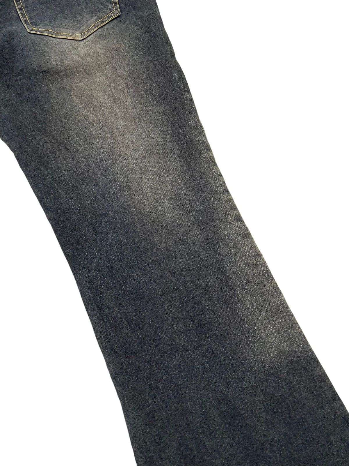 Japanese Brand Flare Jeans Pinky DC Stretch Denim Boot Cut 7🟦8 Size US 28 / EU 44 - 17 Thumbnail