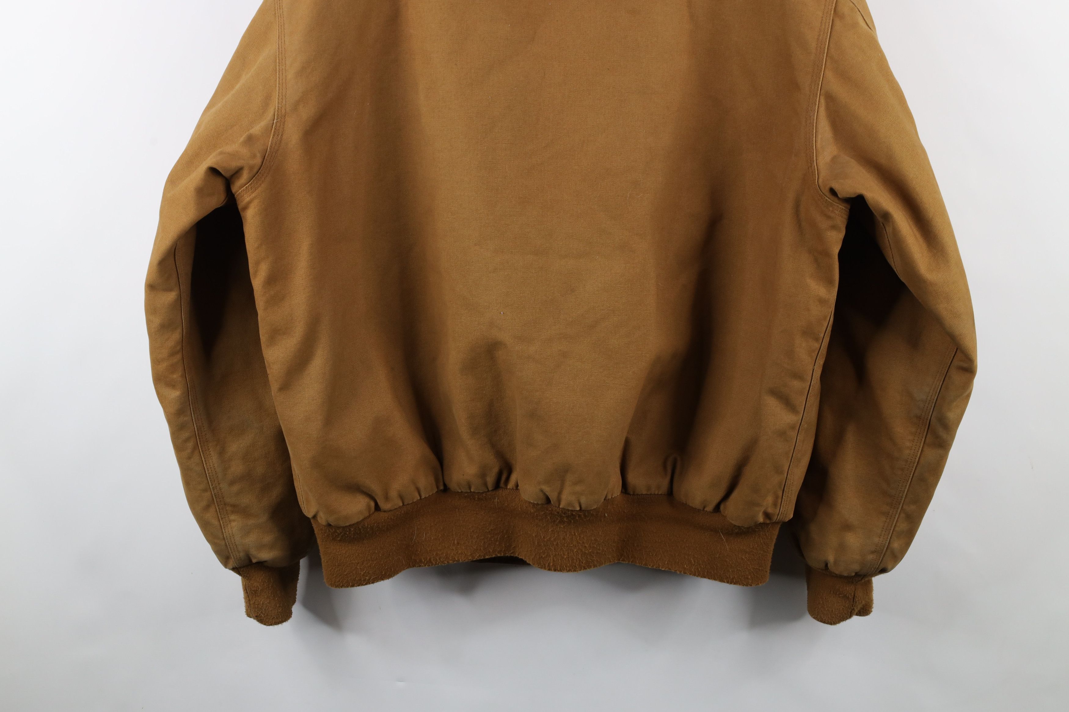Vintage Vintage Owens Corning Quilted Canvas Full Zip Hooded Jacket Size US XL / EU 56 / 4 - 16 Thumbnail