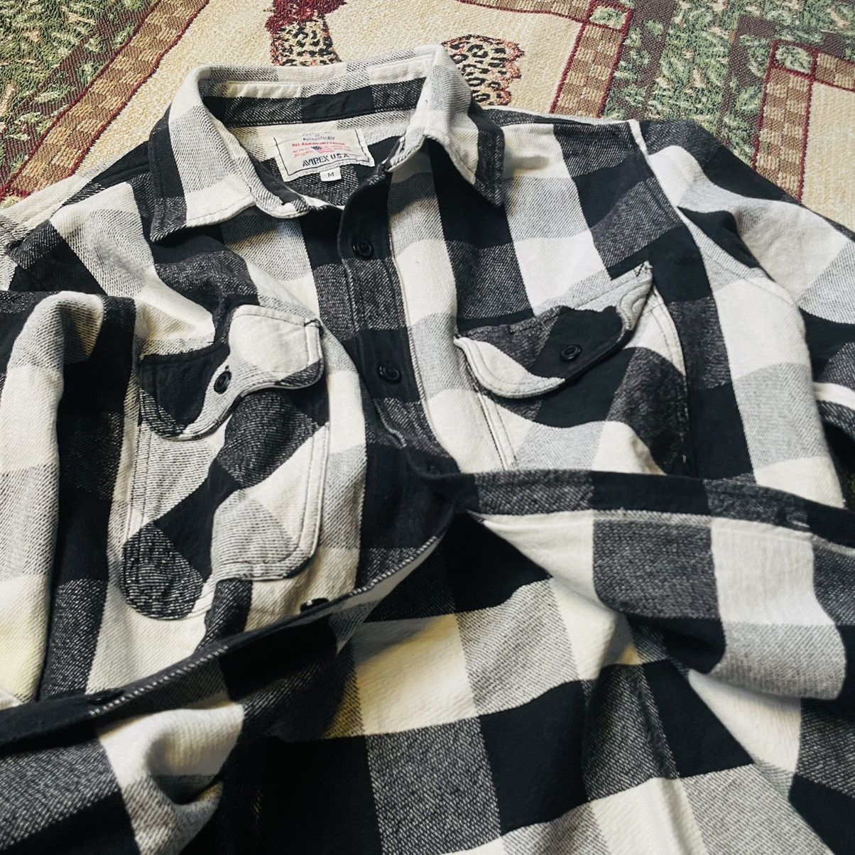 Avirex × Flannel × Vintage Vintage Avirex Canvas Flannel Size US M / EU 48-50 / 2 - 1 Thumbnail