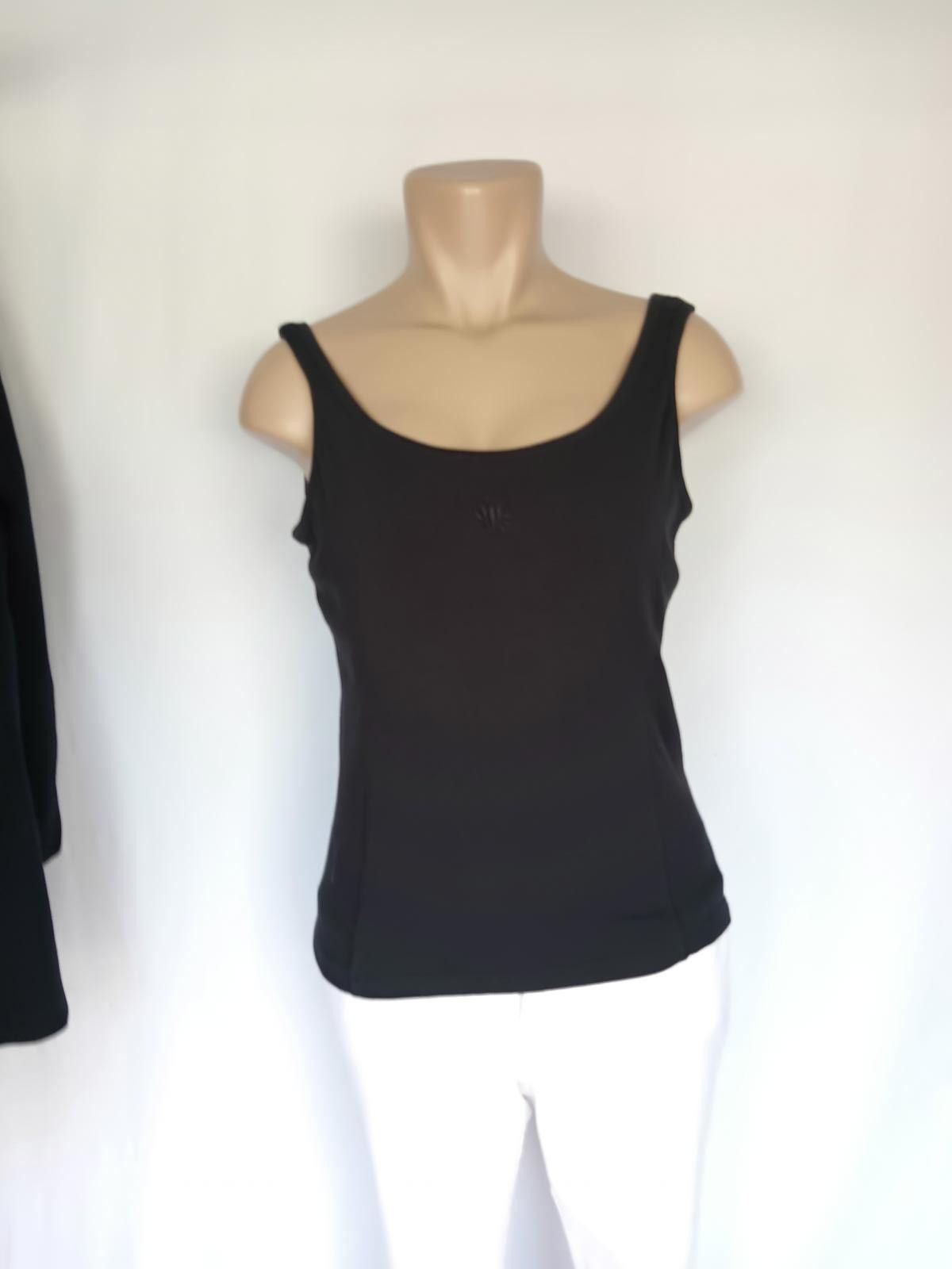 Designer Stylish Black Sleeveless Top Size L / US 10 / IT 46 - 1 Thumbnail