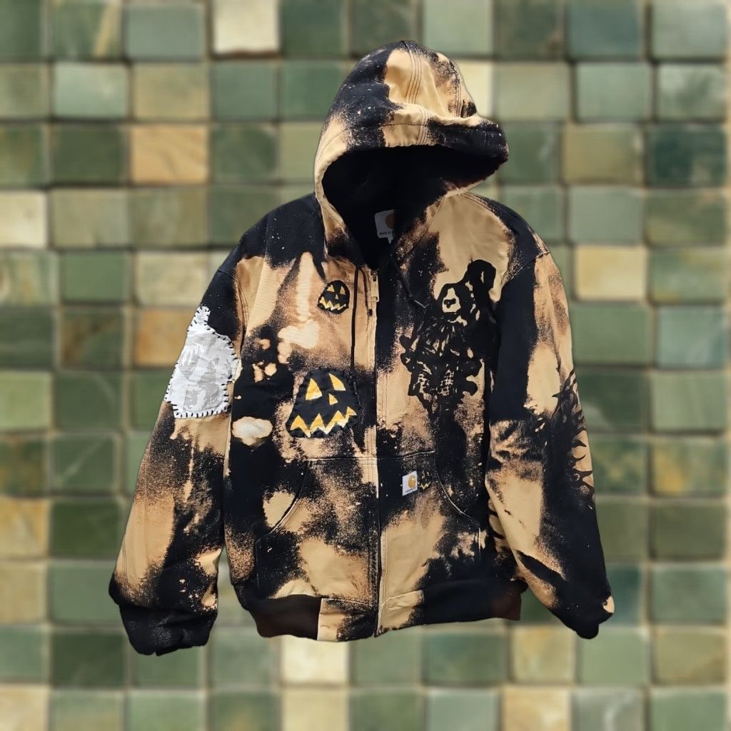 Carhartt Carhartt J141 DKB Dark Brown Jacket Sherpa-Lined M | Grailed