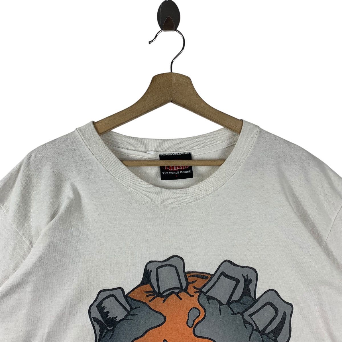 Band Tees × Death Row Records × Vintage Vintage 90s TWISM RECORDS Shaquille O Neal Tshirt Size US L / EU 52-54 / 3 - 2 Thumbnail