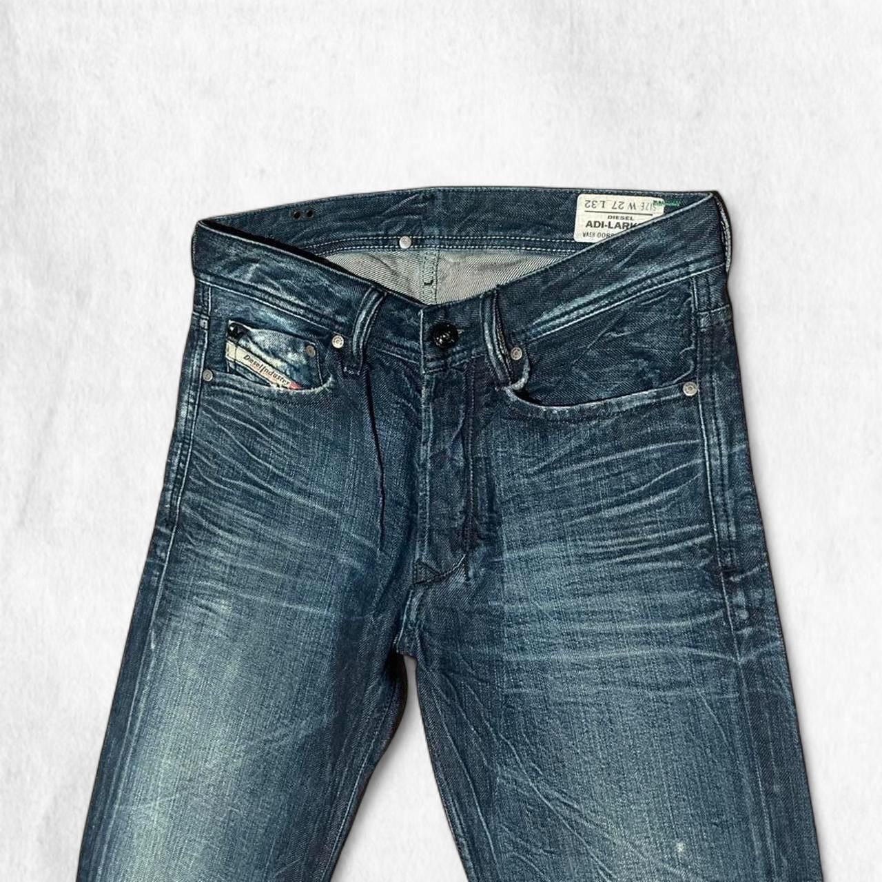 Diesel Rare DIESEL ADI-LARKEE dark indigo jeans 2009 made in Italy Size US 27 - 4 Thumbnail