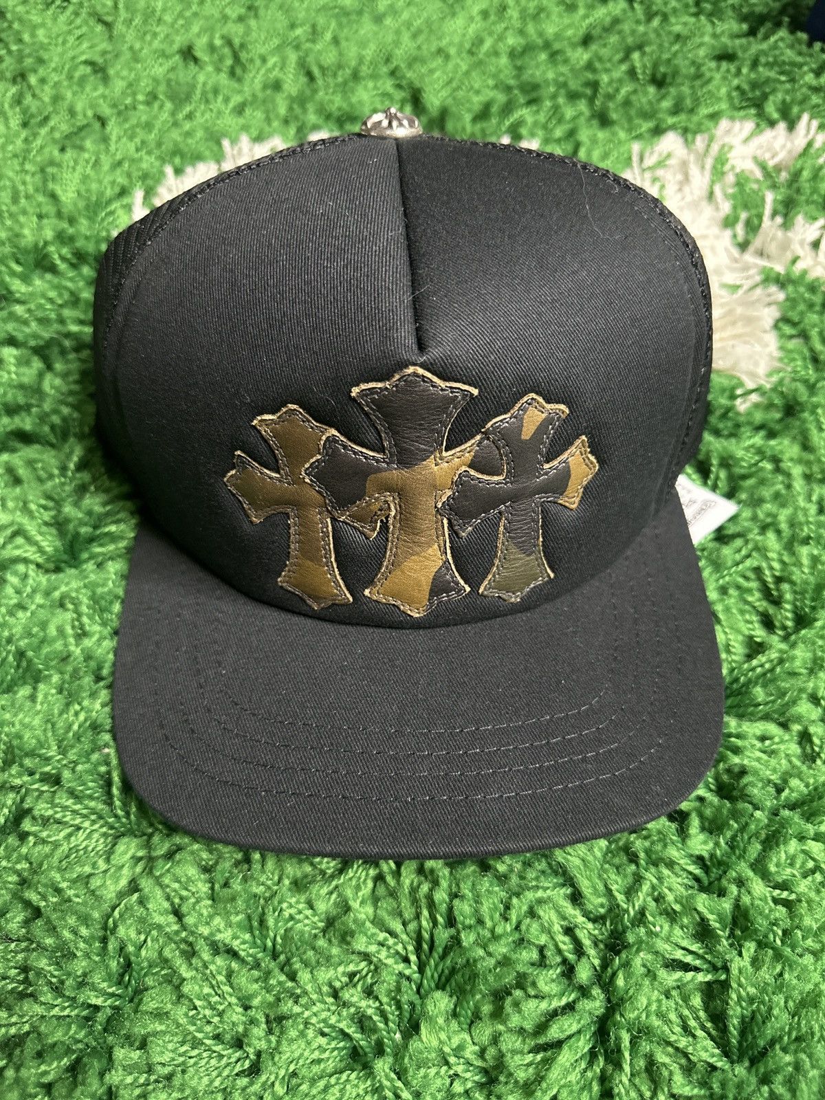 Chrome Hearts Chrome Hearts Cemetery Camo Trucker Hat Size ONE SIZE - 1 Thumbnail