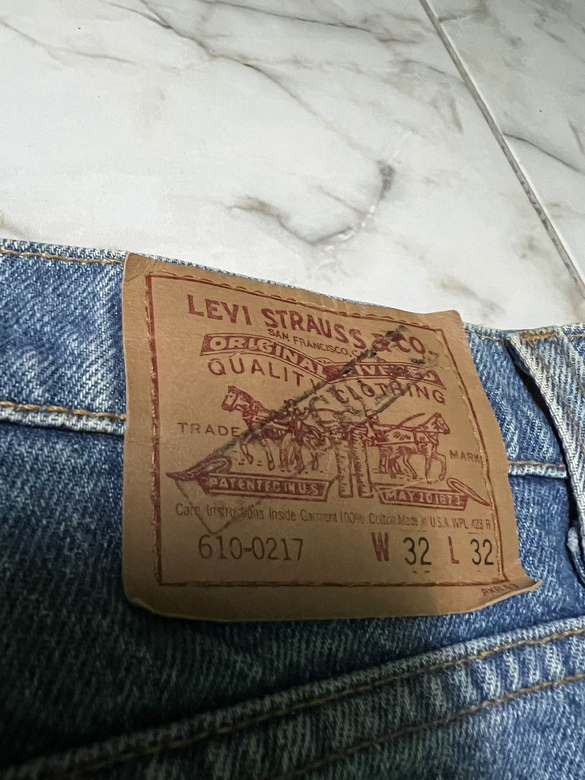 Levi's × Vintage 💥Crazy Vintage 90’s Levis 610 Mud Wash Jean Size US 30 / EU 46 - 17 Thumbnail