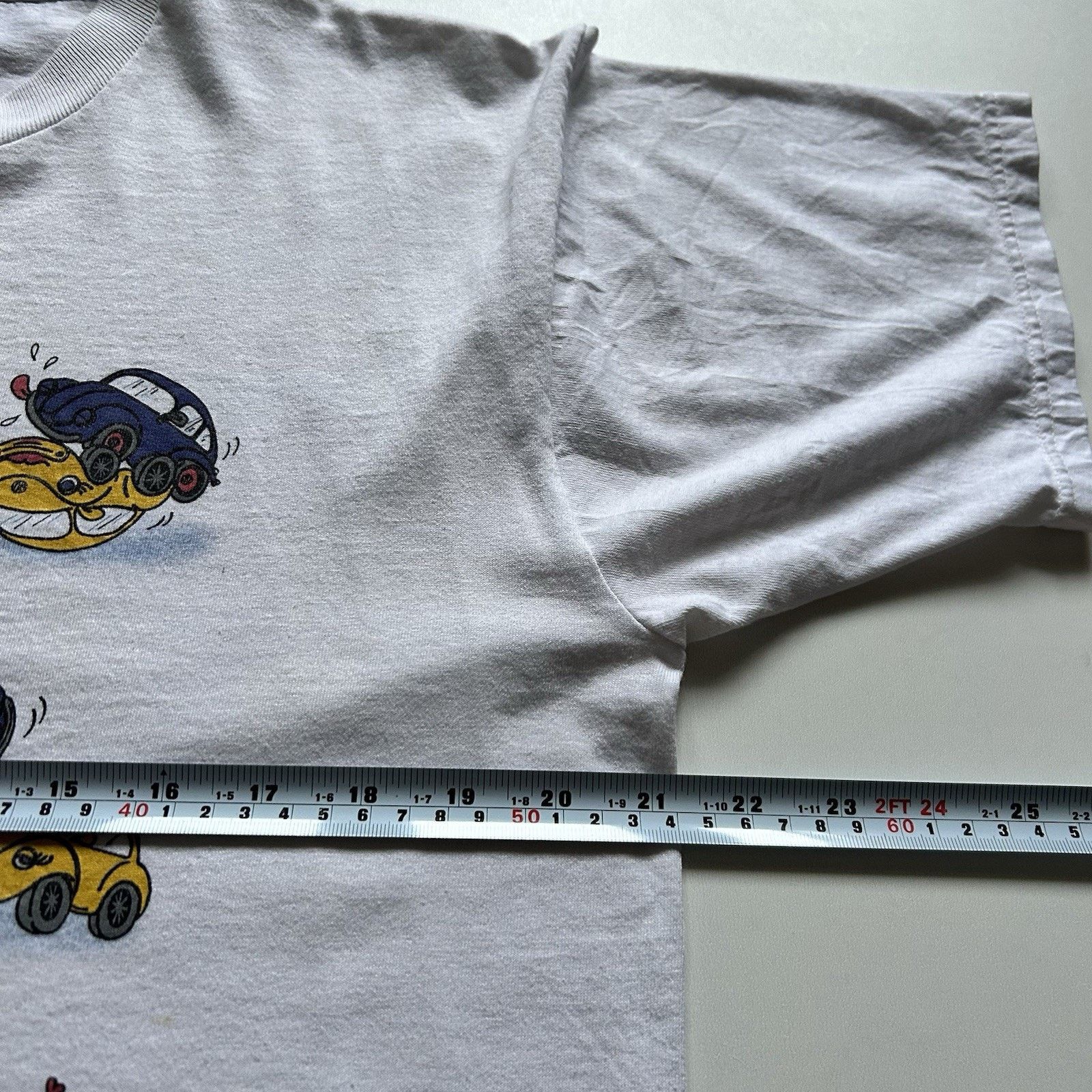 Fruit Of The Loom Vintage Car Sex Positions Shirt Large 90s Fruit of The Loom Size US L / EU 52-54 / 3 - 5 Thumbnail