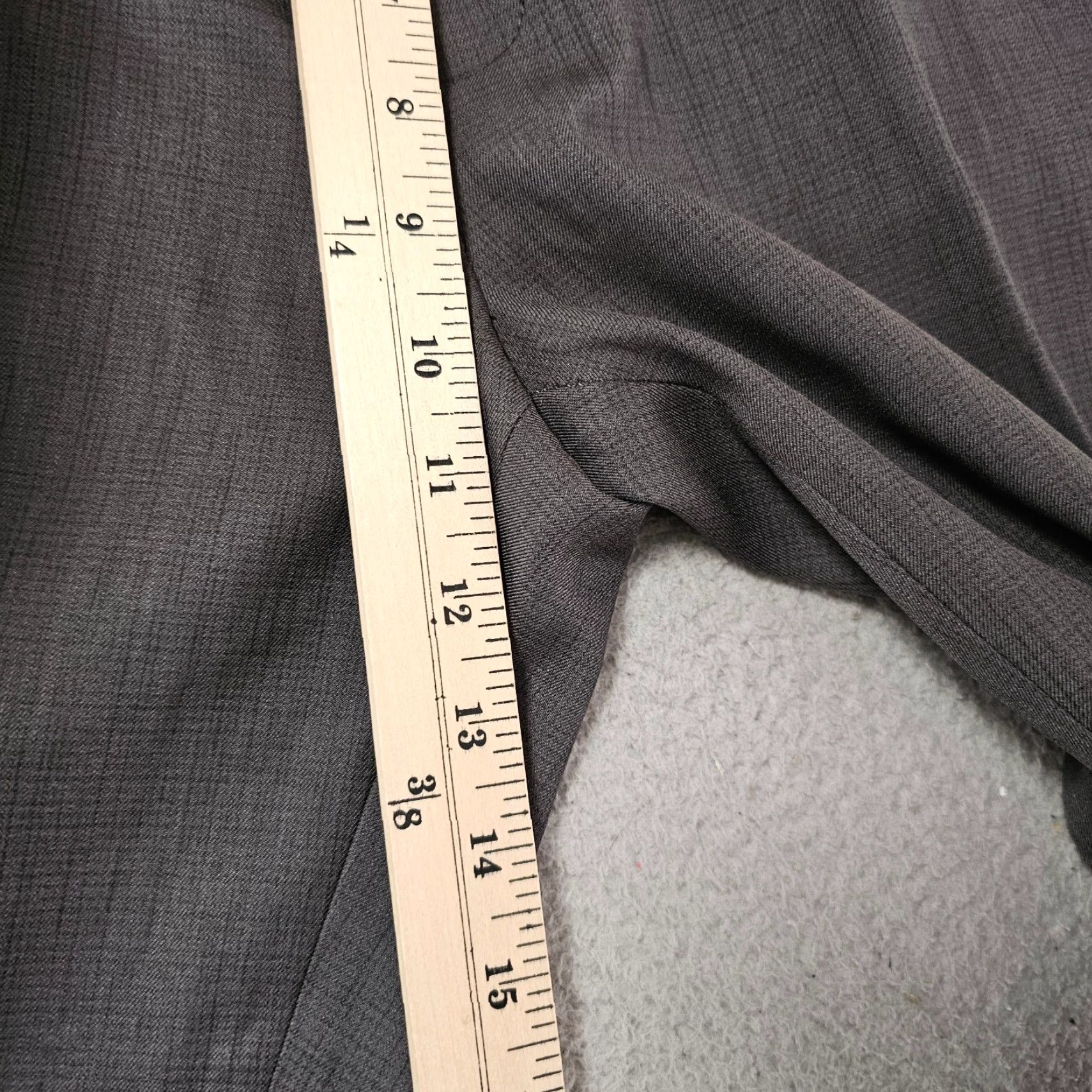 Haggar Haggar Dress Pants Mens 36x29 Gray Slim Fit Premium Stretch Flat Front Dress Pants Mens Slim Gray 36 29 Modern Classic Size US 36 / EU 52 - 6 Thumbnail