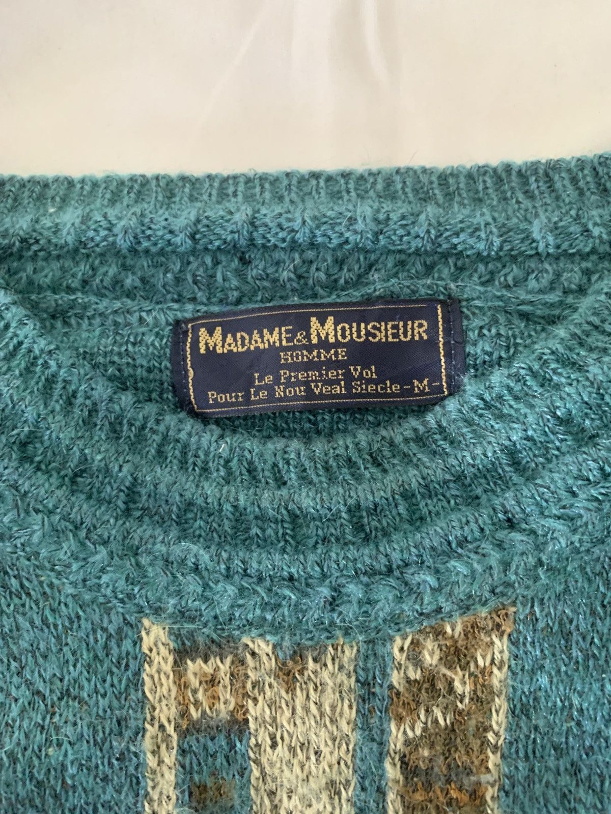 Japanese Brand japanese Madame mousieur sweatshirt Knitwear Size US M / EU 48-50 / 2 - 7 Thumbnail