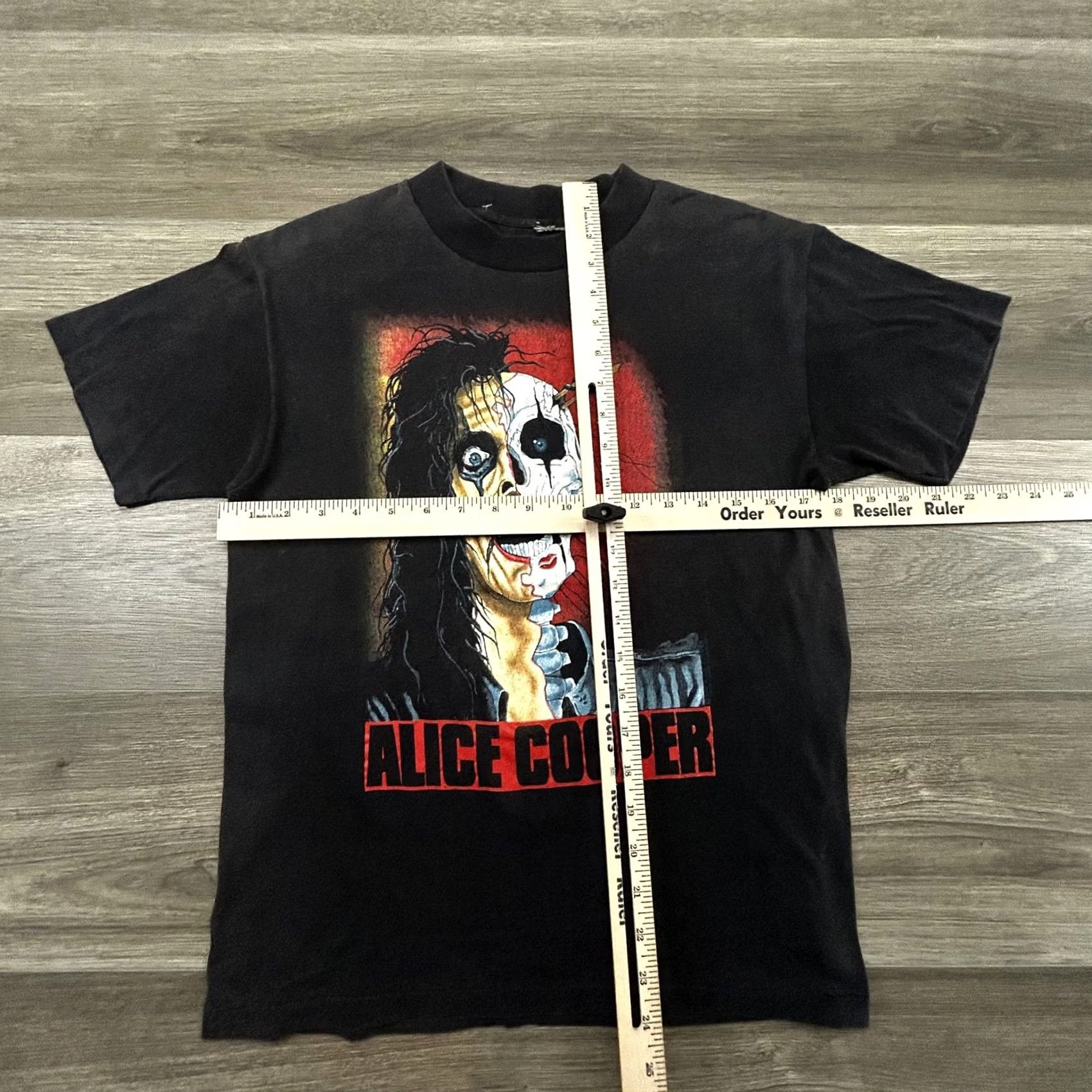 Vintage Vintage Alice Cooper Shirt Mens Small Black Trash Single Stitch Made USA 1989 Size US S / EU 44-46 / 1 - 7 Thumbnail