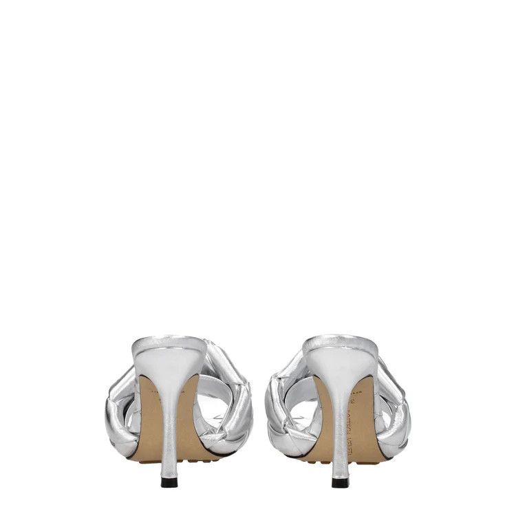 Bottega Veneta ob1o1e0724 Sandals in Silver Size US 5.5 / IT 35.5 - 4 Thumbnail