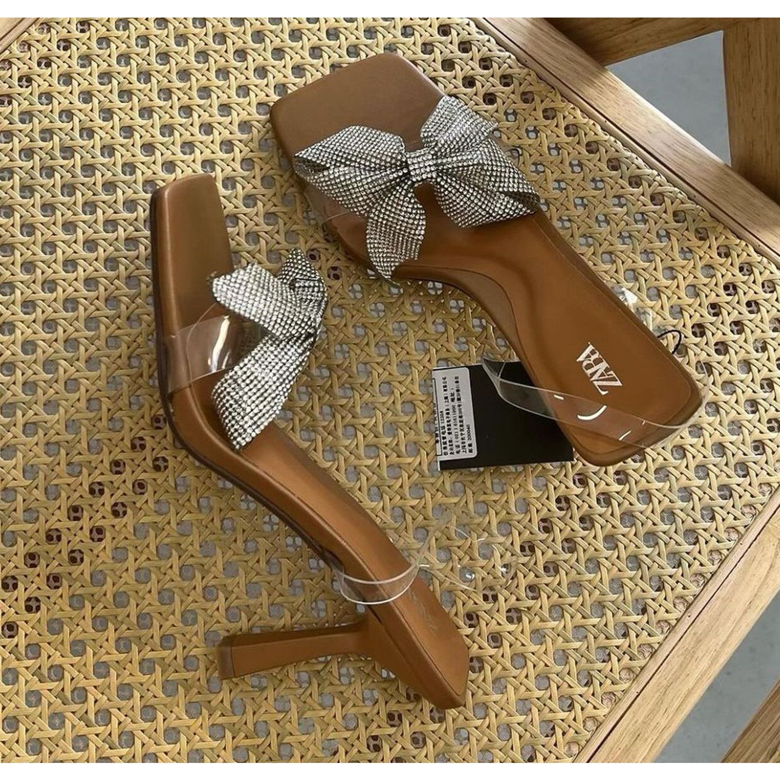 Zara ZARA BLOGGER FAVE!!! Embellished Heels NWT (US 8) Size US 10 / IT 40 - 3 Thumbnail