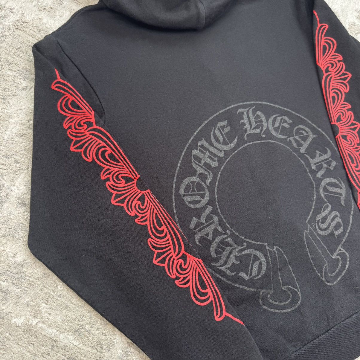 Chrome Hearts Horseshoe floral pullover hoodie Size US XS / EU 42 / 0 - 3 Thumbnail