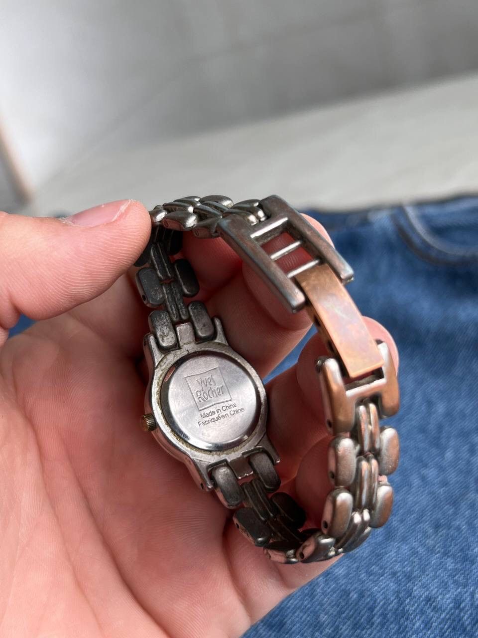 Japanese Brand × Jewelry × Vintage RETRO Japan Stylish Fashion Watch Analog Futuristic Yellow Size ONE SIZE - 5 Thumbnail
