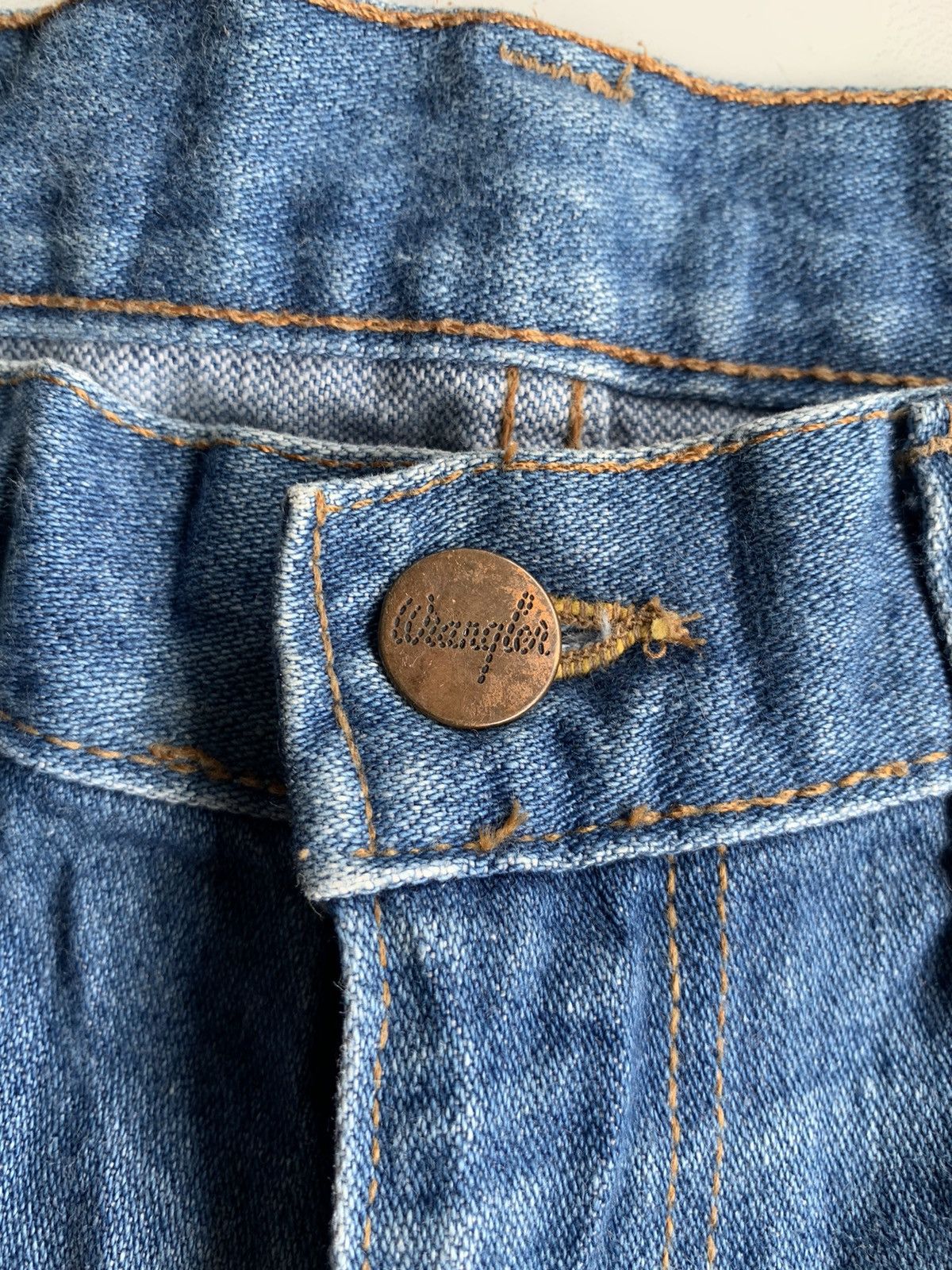 If Six Was Nine × Kapital × Wrangler VINTAGE FLARE WRANGLER JAPANESE PUNK STYLE DENIM JEANS🎌☠️ Size US 29 - 12 Thumbnail