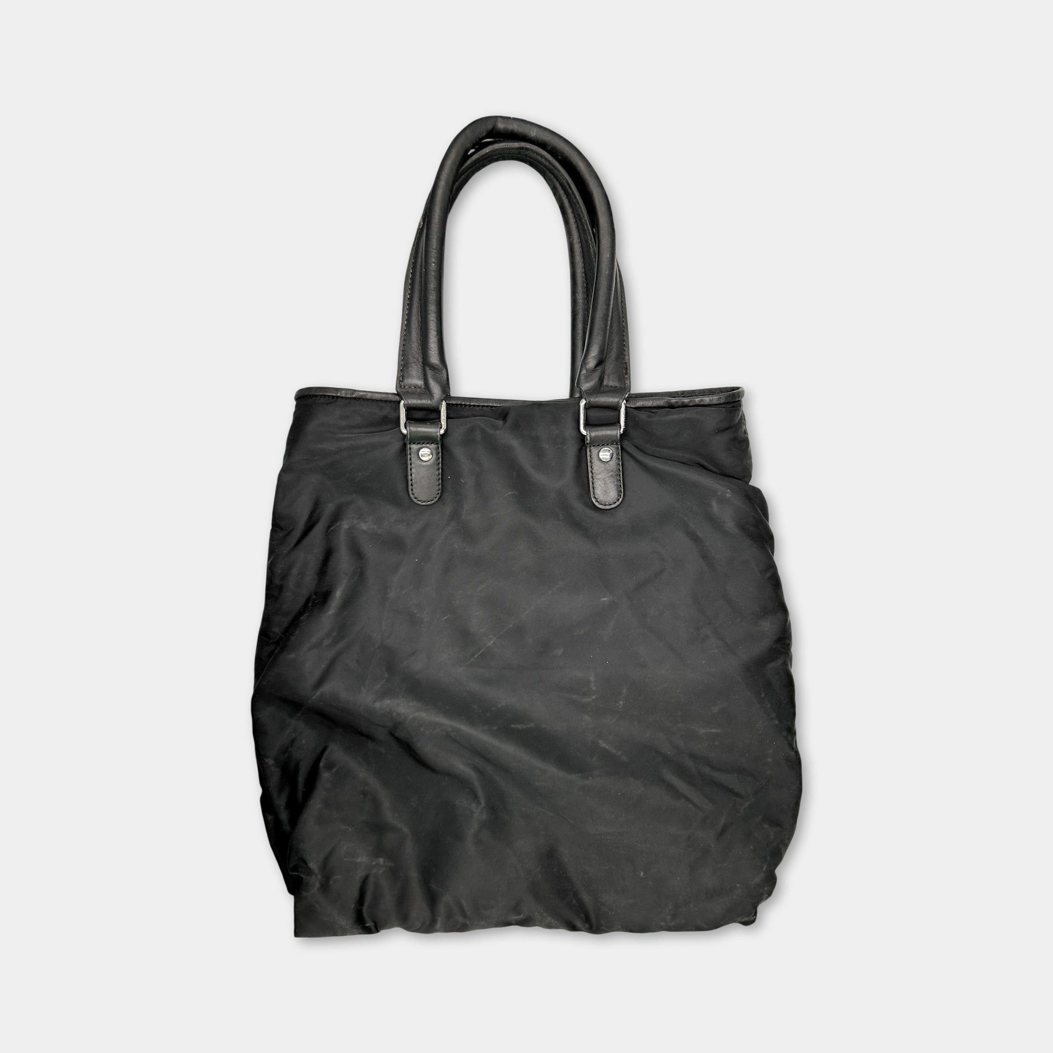 Dolce & Gabbana Dolce & Gabbana Black Nylon Leather Bag Size ONE SIZE - 5 Thumbnail