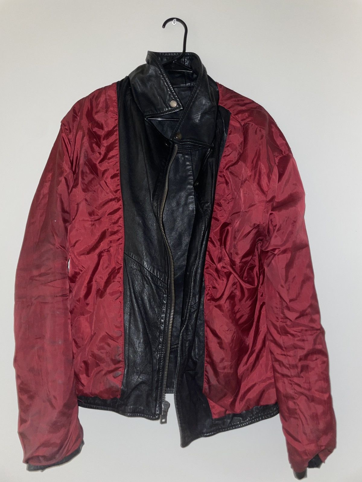Superdry × Vintage Leather biker jacket Size US XL / EU 56 / 4 - 10 Thumbnail