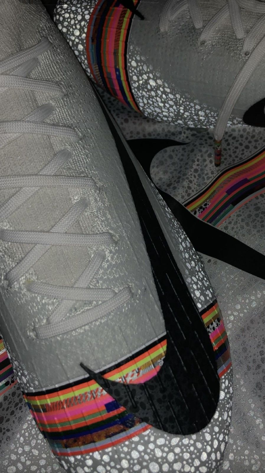 Nike NIKE MERCURIAL SUPERFLY 6 ELITE FG LVLUP-PURE PLATINUM/WHITE Size US 11.5 / EU 44-45 - 2 Thumbnail