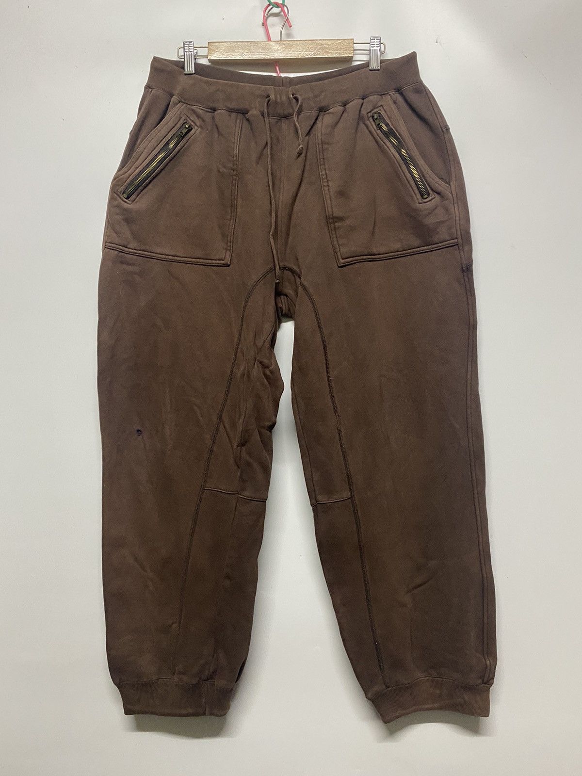 Japanese Brand Master Ground Hip Hop Sweatpants Jogger Pants Size US 34 / EU 50 - 1 Thumbnail