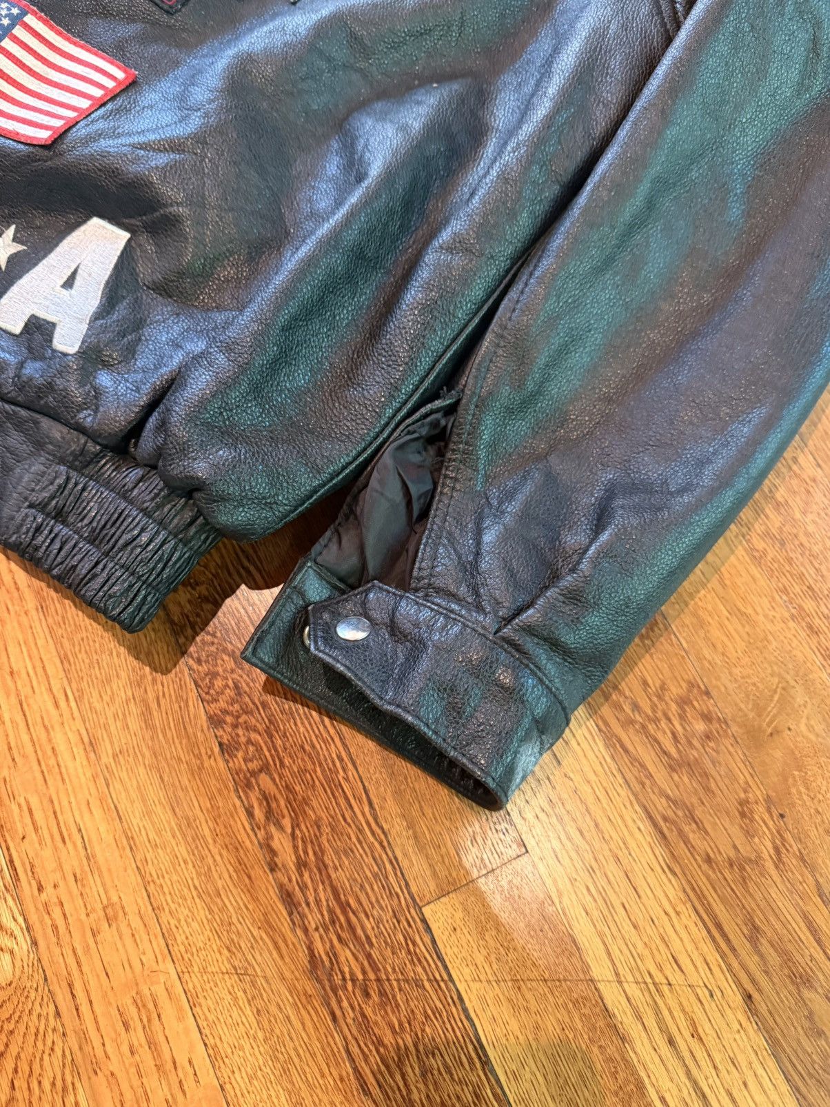 Vintage VINTAGE motorcycle USA jacket bomber Size US M / EU 48-50 / 2 - 4 Thumbnail