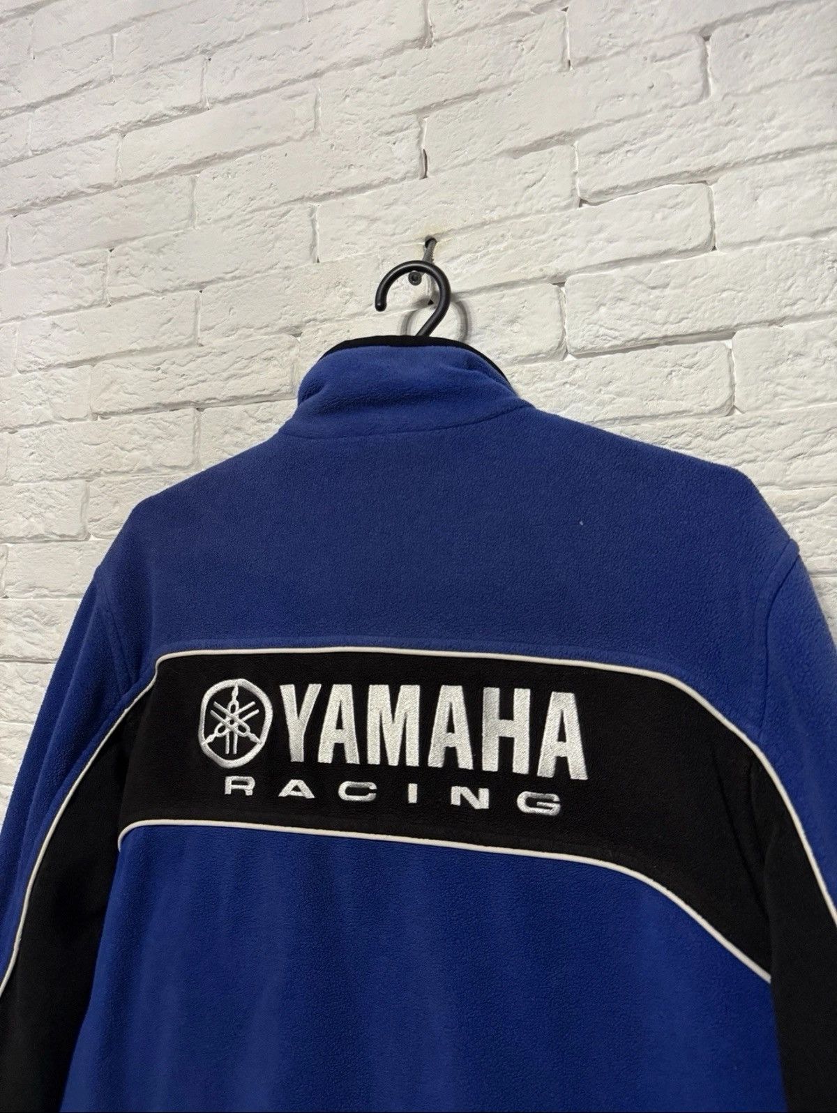 Yamaha Yamaha Racing Paddock Fleece Bomber Jacket Huge Logos Size US L / EU 52-54 / 3 - 14 Thumbnail