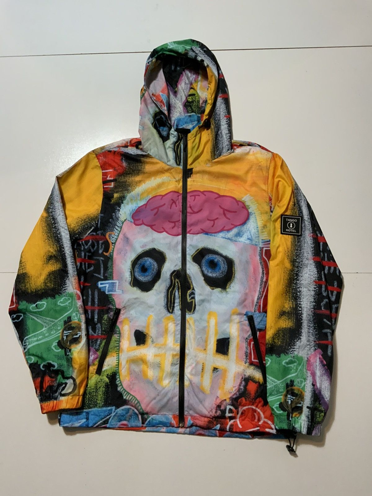 Other Tango Hotel I Want My Roses Skull Windbreaker Zip AOP Jacket Size US M / EU 48-50 / 2 - 1 Thumbnail