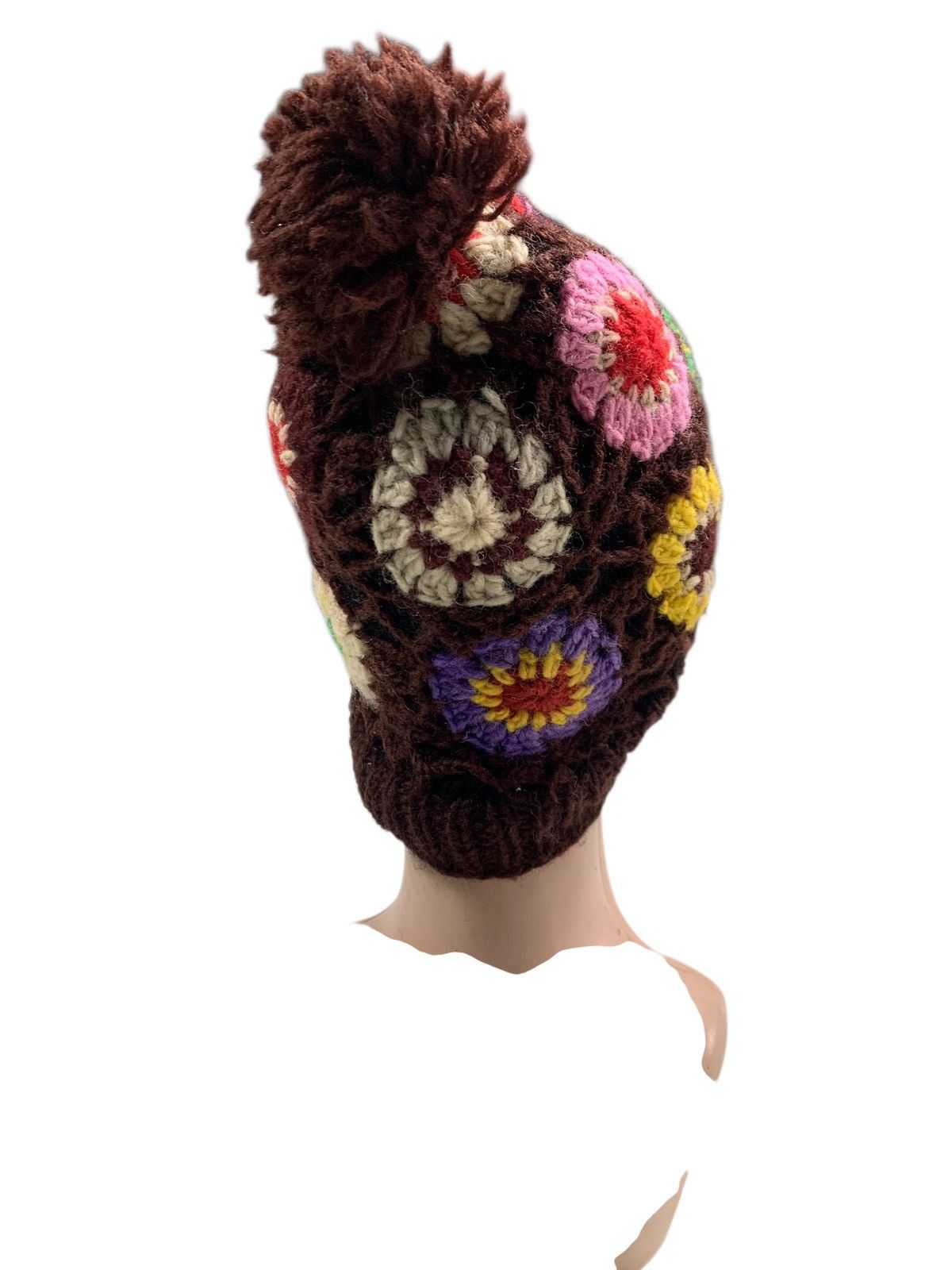 Japanese Brand × Kapital × Vintage Shamrock Crochet knitted Beanie Hats rare Size ONE SIZE - 3 Thumbnail