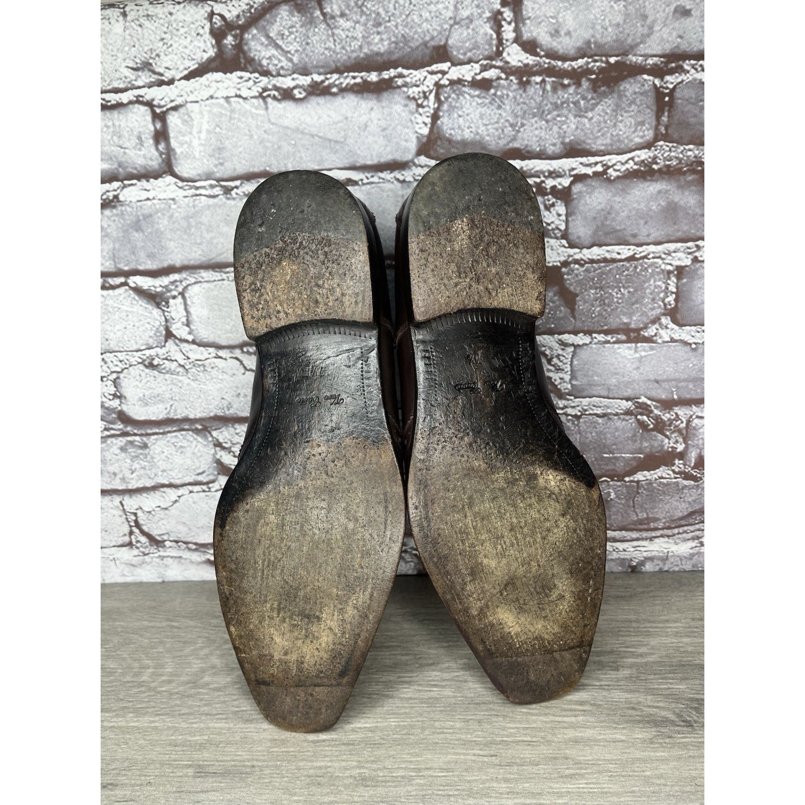 Dolce & Gabbana Dolce & Gabbana Brown Leather Oxfords Lace Up Wingtip Shoes Size US 7.5 / EU 40-41 - 22 Thumbnail