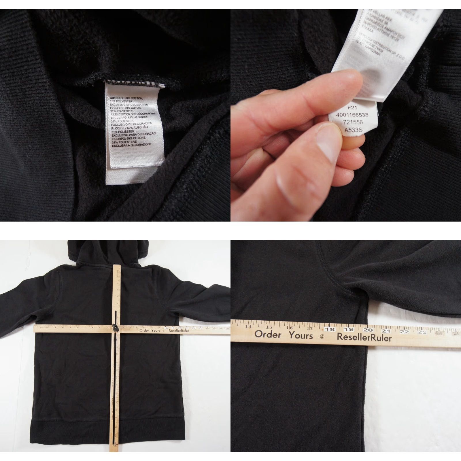 The North Face The North Face Hoodie Womens Medium Black Sweatshirt Pullover Outdoor Logo Size M / US 6-8 / IT 42-44 - 8 Thumbnail