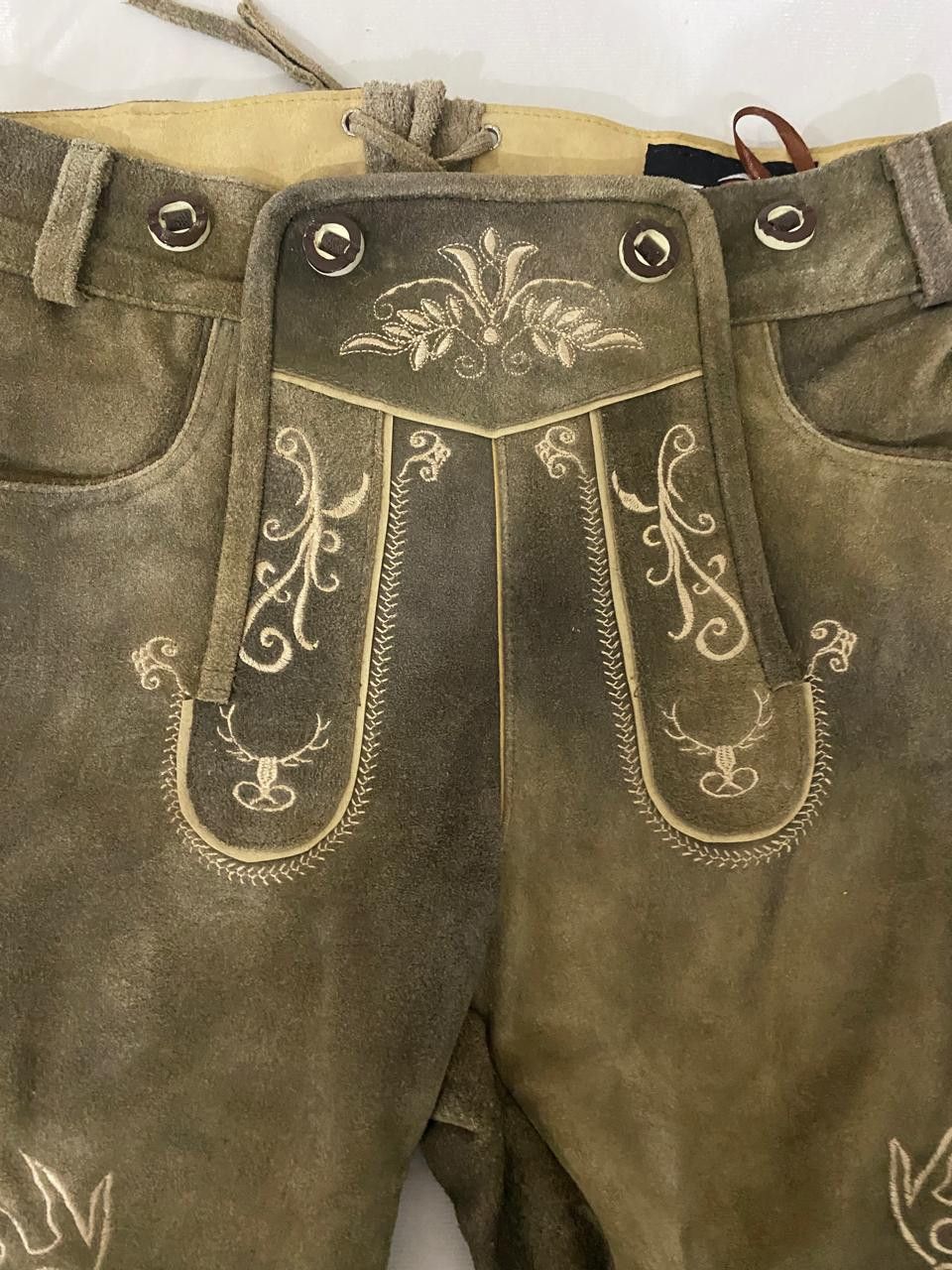 Other Men's suede lederhosen 'Klose' with Waist Belt Size US 34 / EU 50 - 5 Thumbnail
