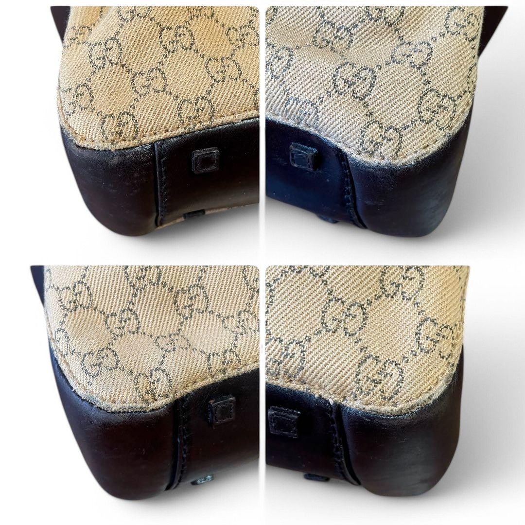 Gucci Gucci - Shoulder Bag Handbag Beige Monogram Brown Leather Size ONE SIZE - 4 Thumbnail
